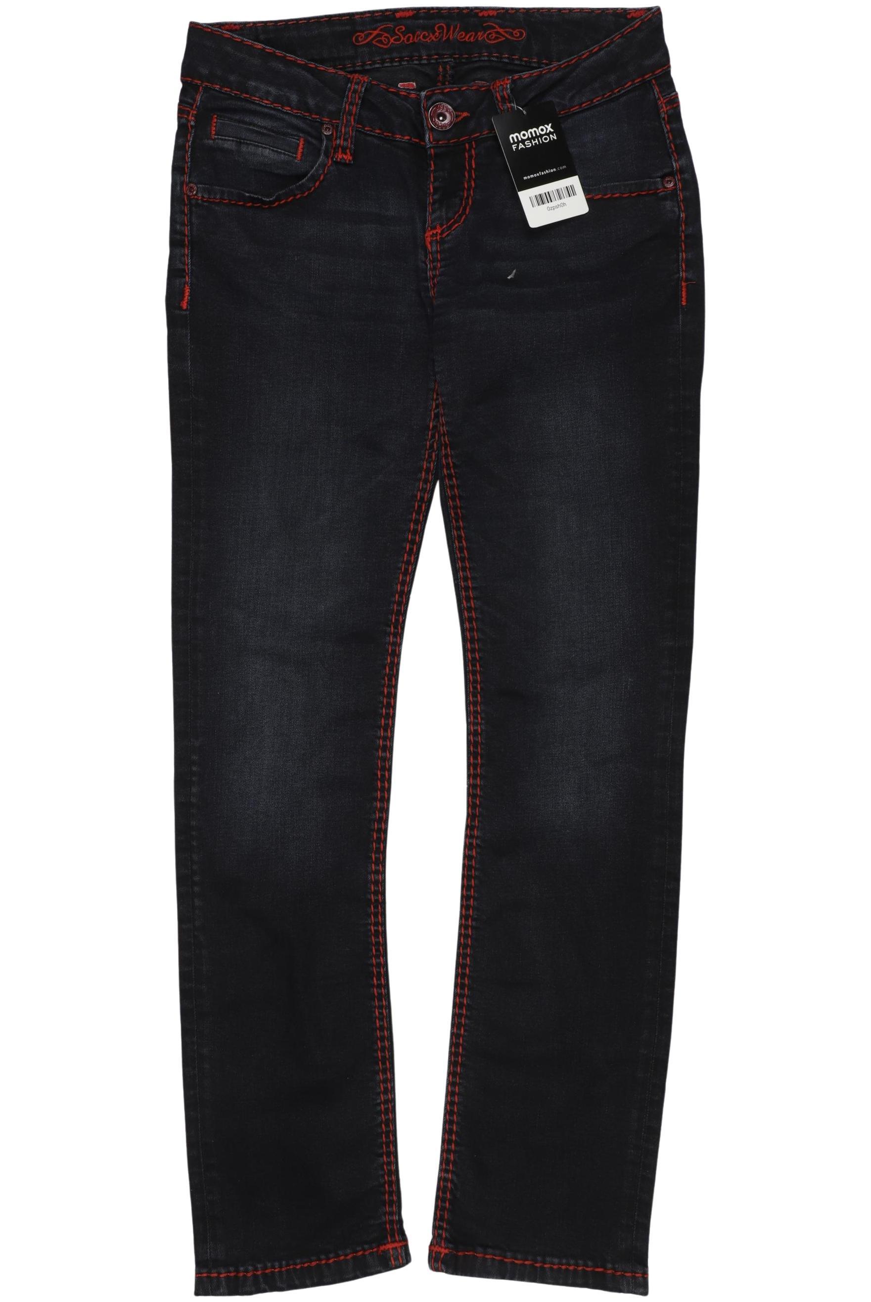 

Soccx Damen Jeans, marineblau, Gr. 28