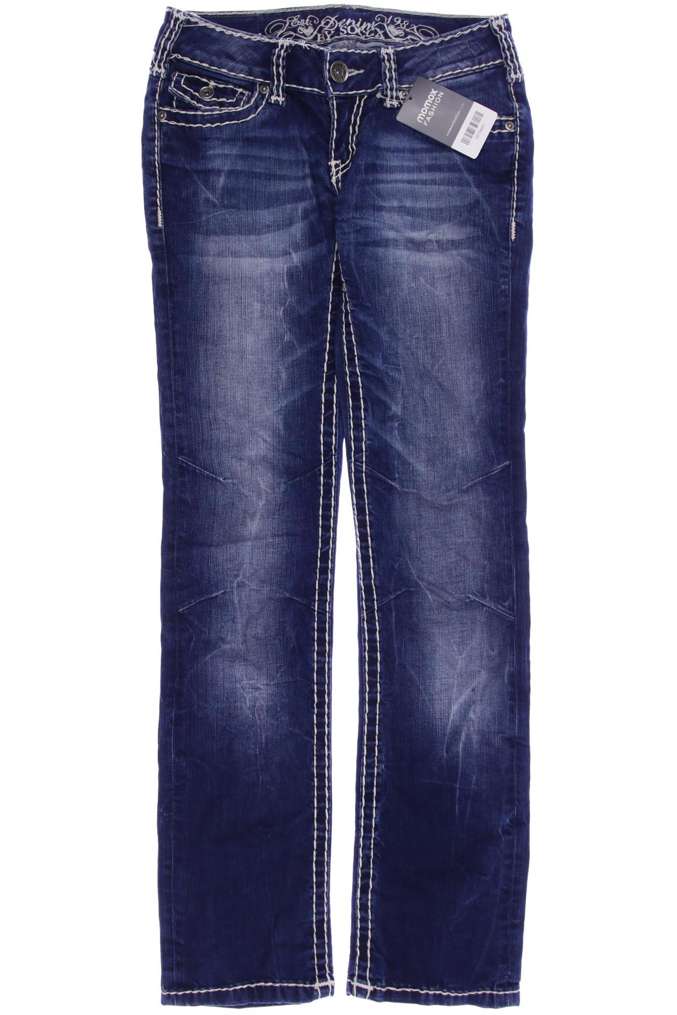 

SOCCX Damen Jeans, marineblau