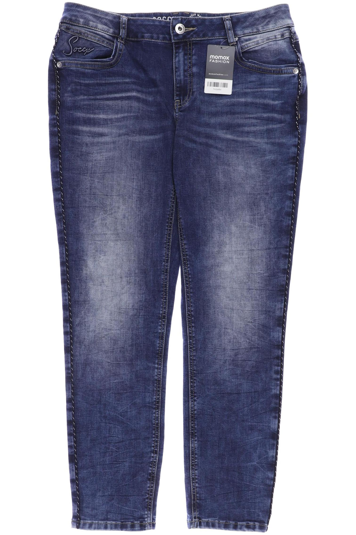 

SOCCX Damen Jeans, blau