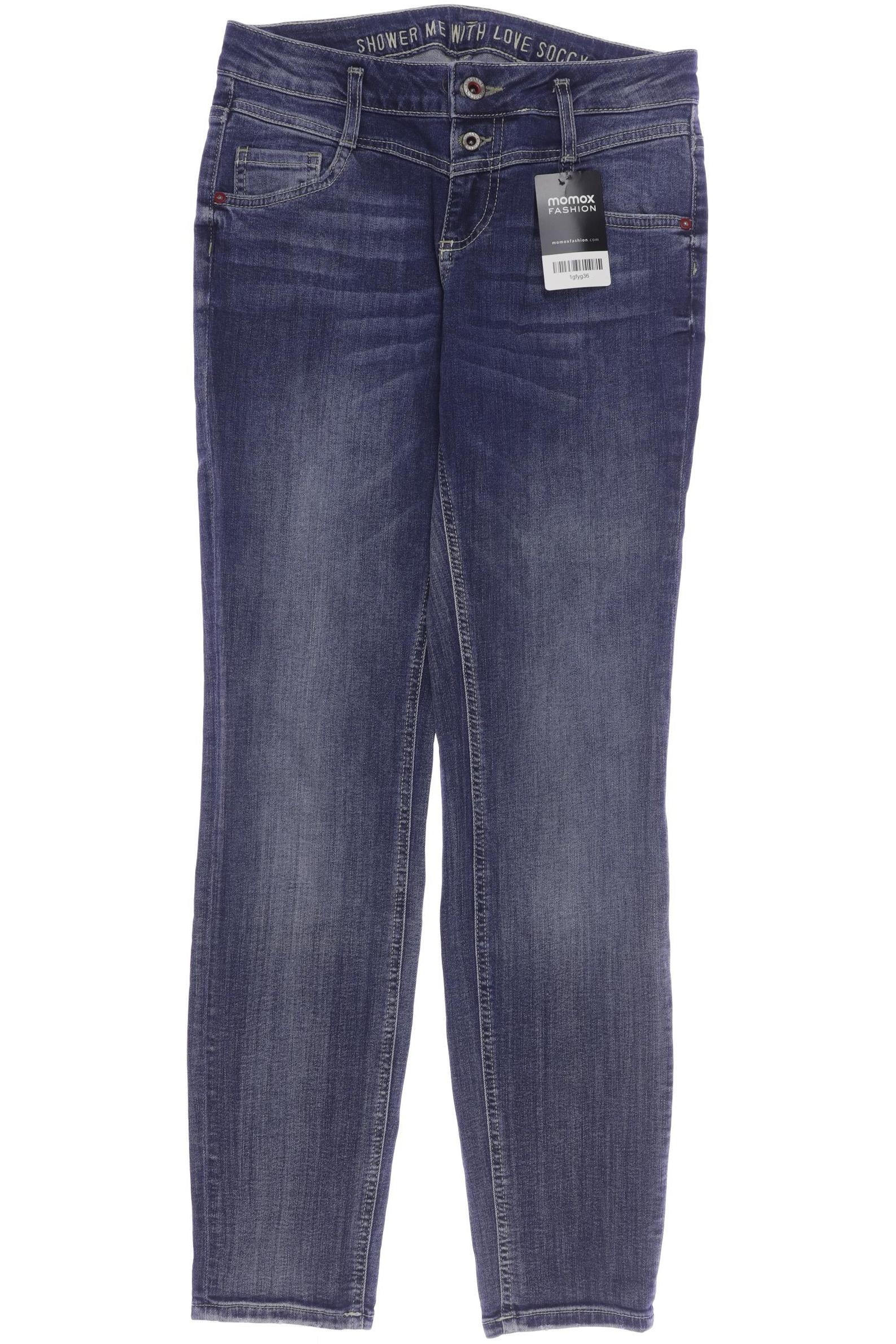 

Soccx Damen Jeans, blau, Gr. 28