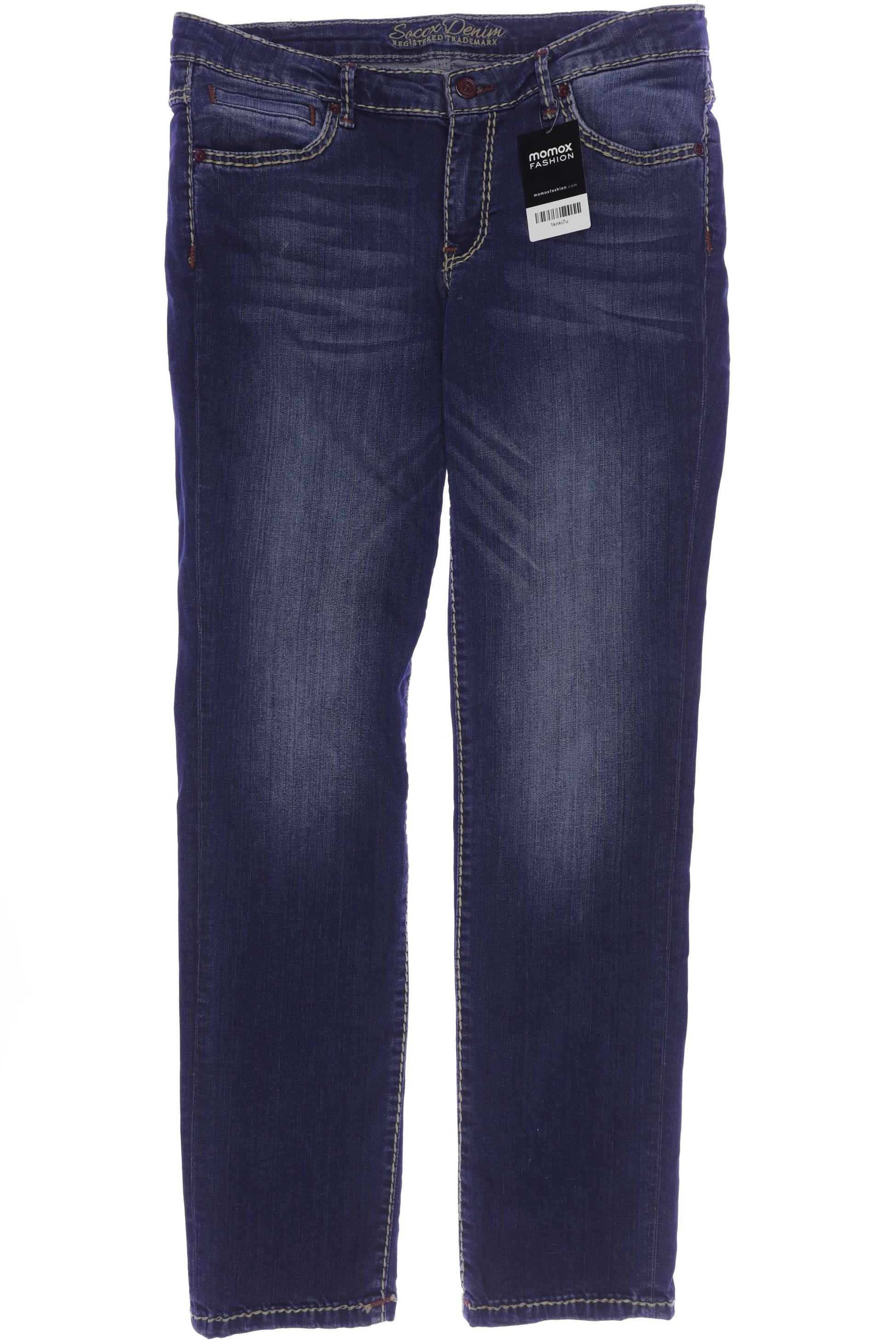 

Soccx Damen Jeans, marineblau, Gr. 32