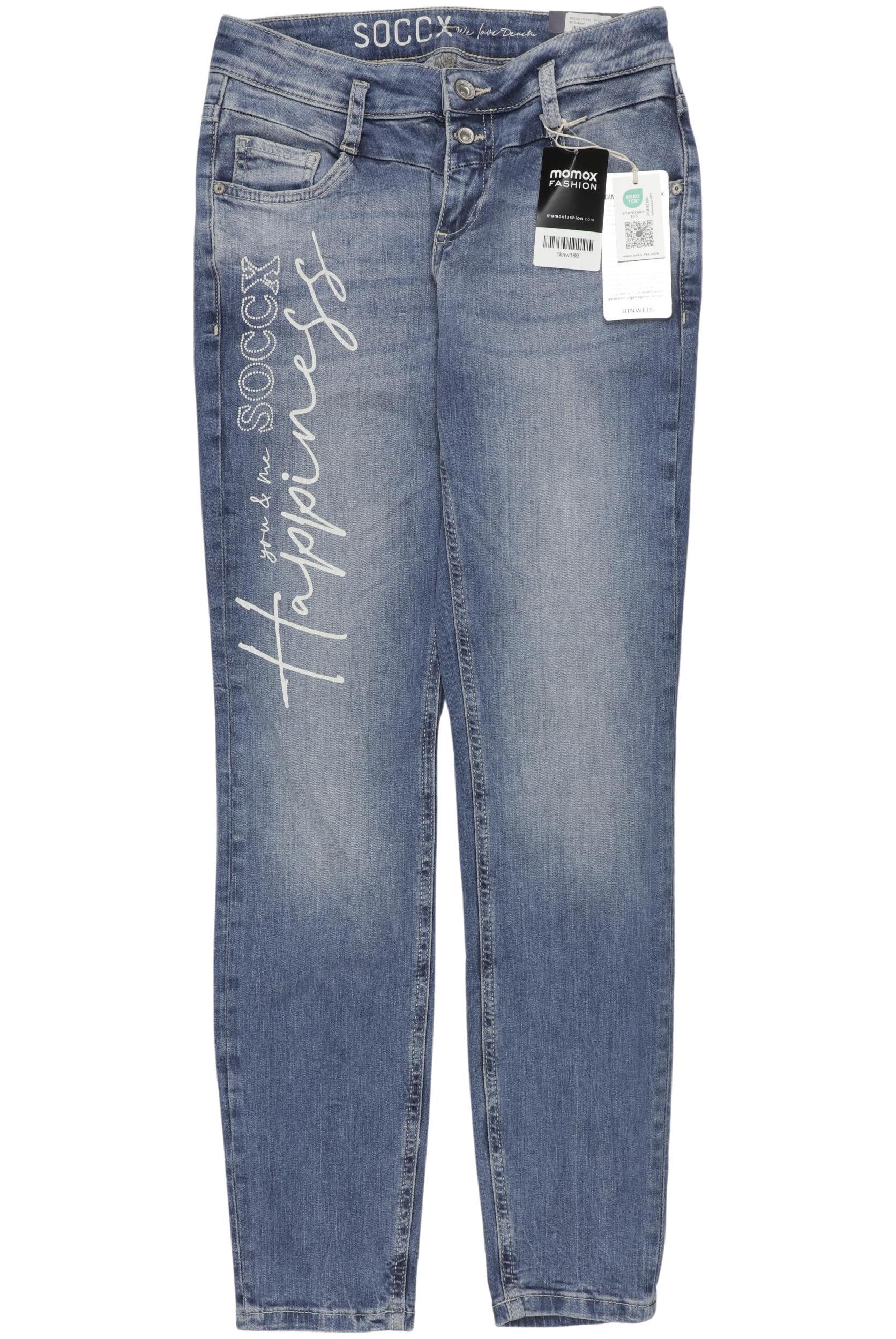 

Soccx Damen Jeans, blau, Gr. 27