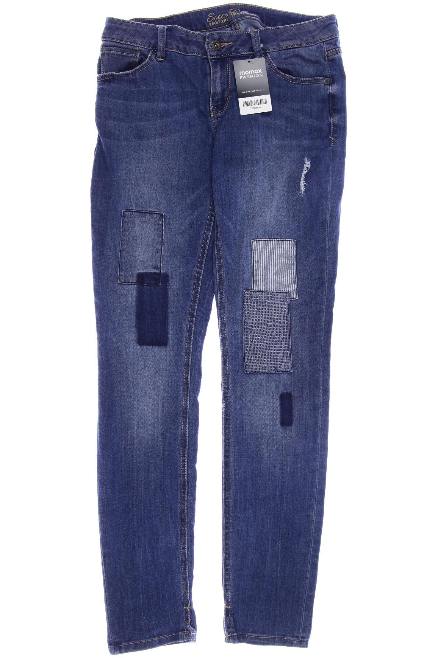 

Soccx Damen Jeans, blau, Gr. 29