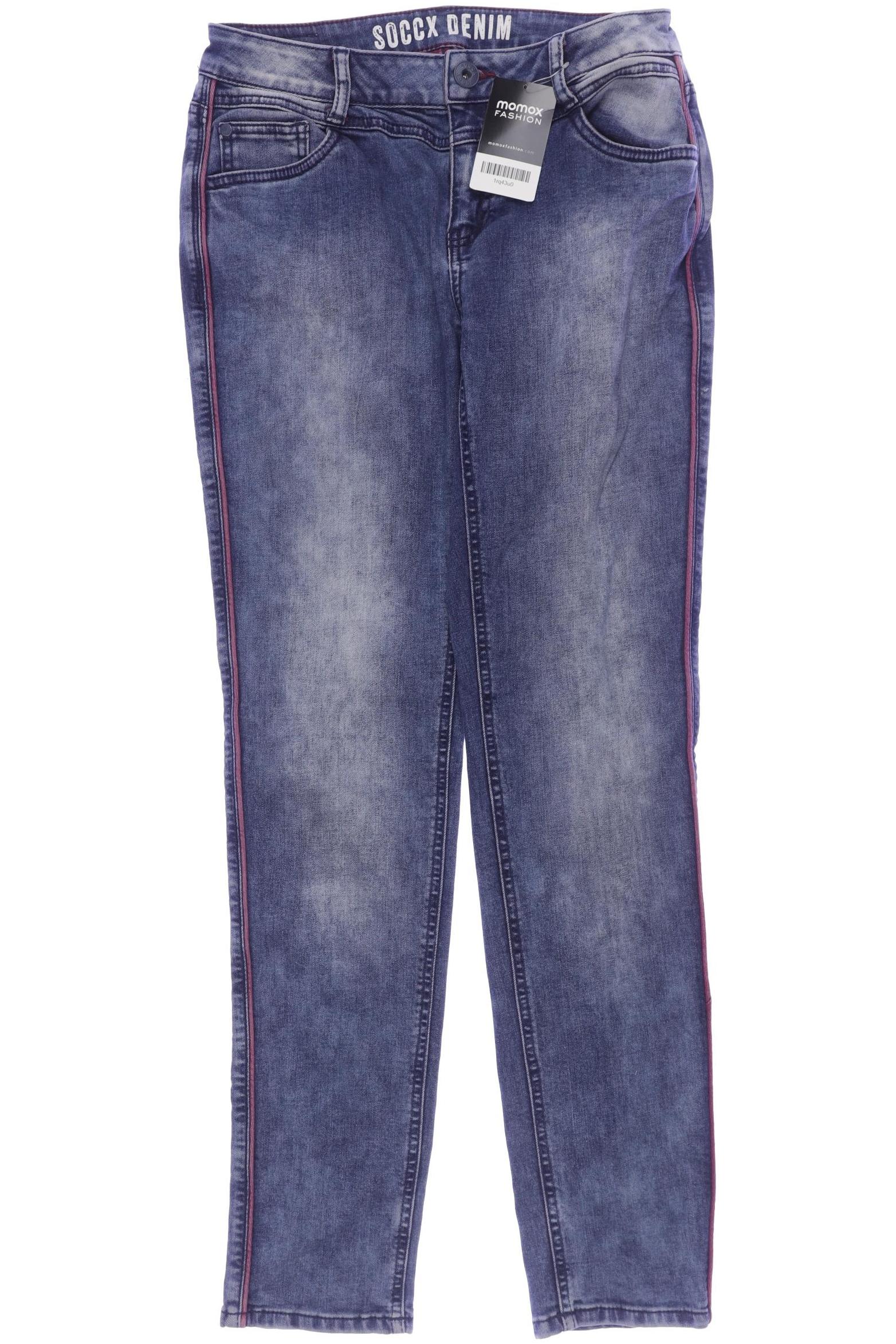 

Soccx Damen Jeans, blau, Gr. 28