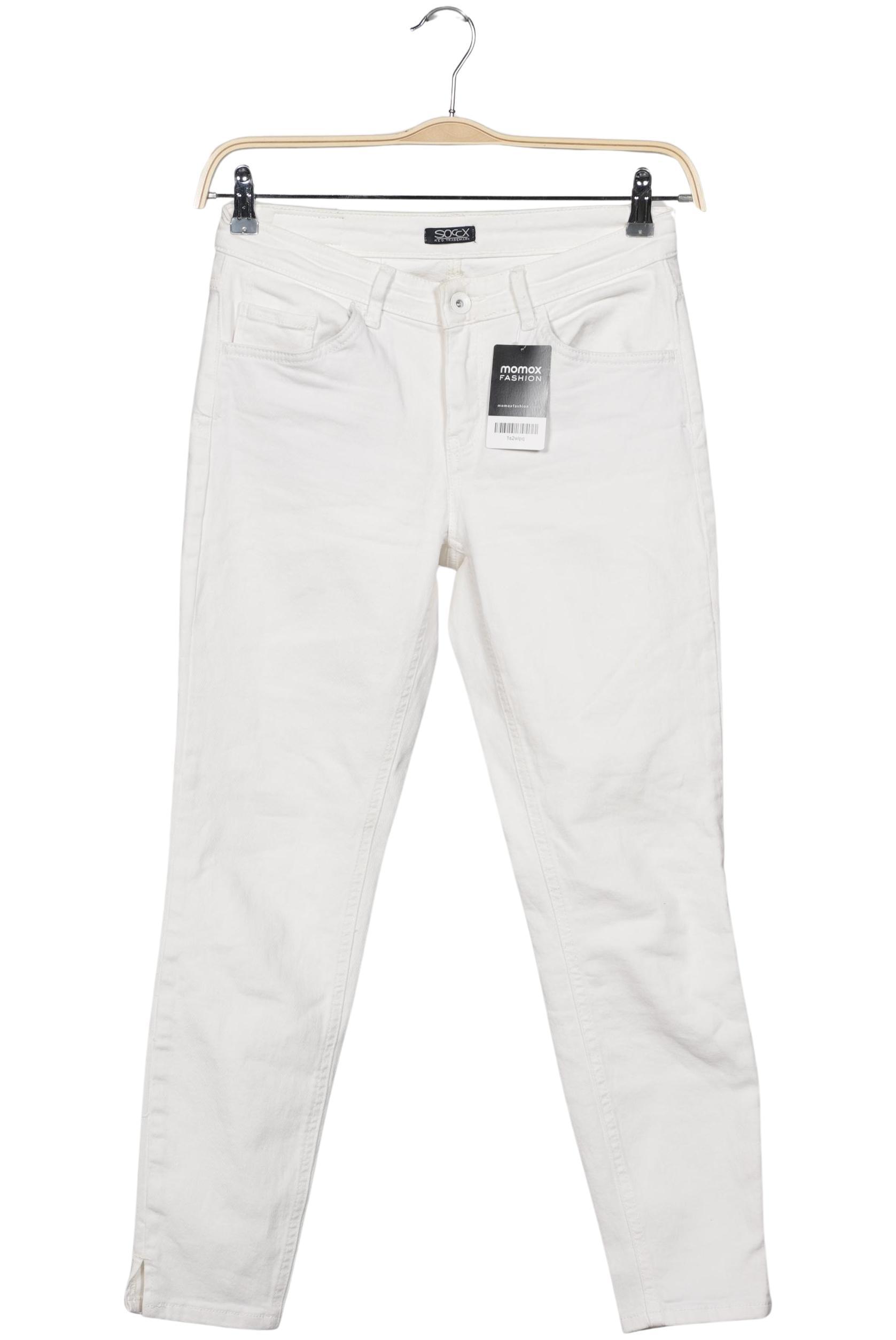 

Soccx Damen Jeans, weiß, Gr. 28