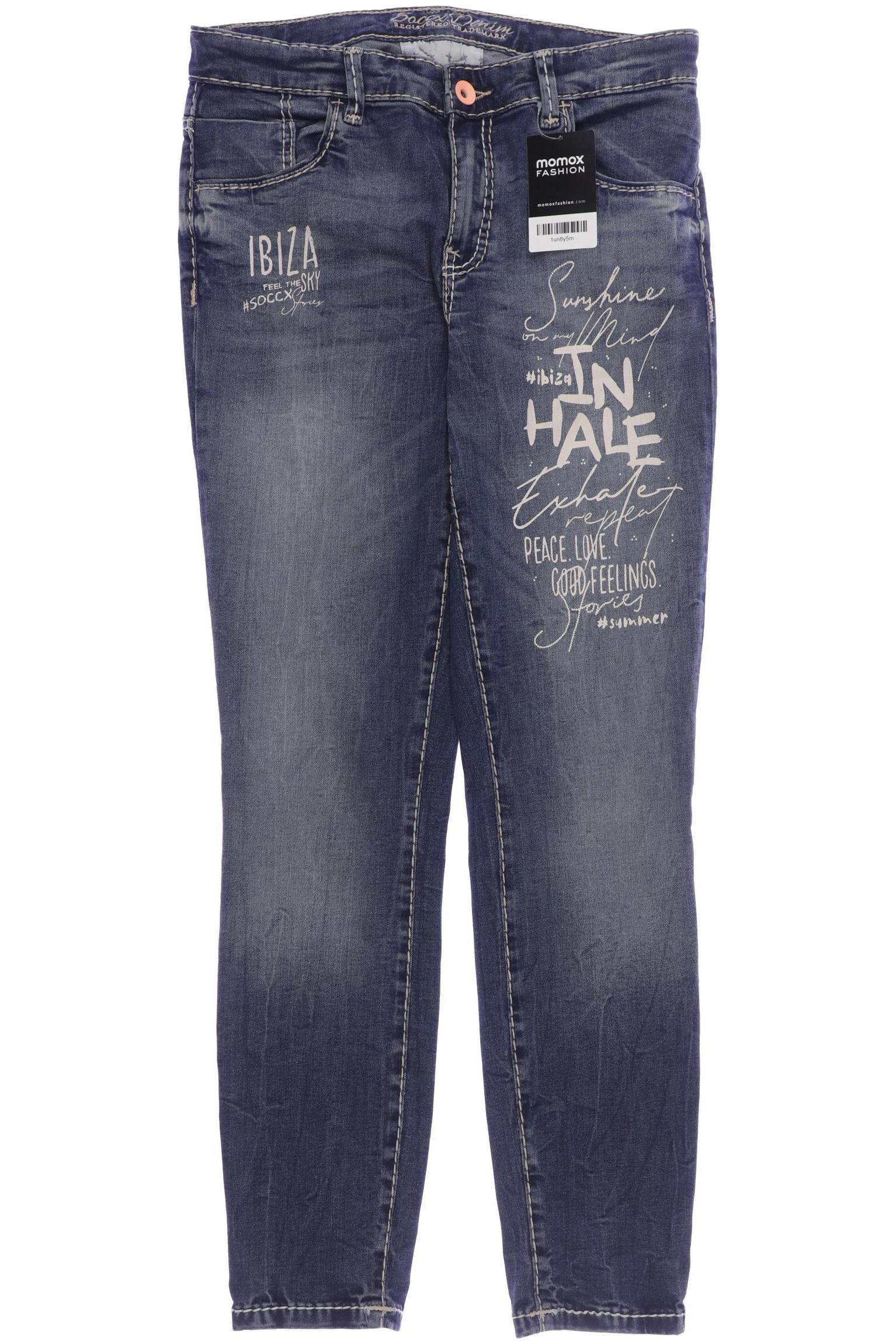 

Soccx Damen Jeans, blau, Gr. 31