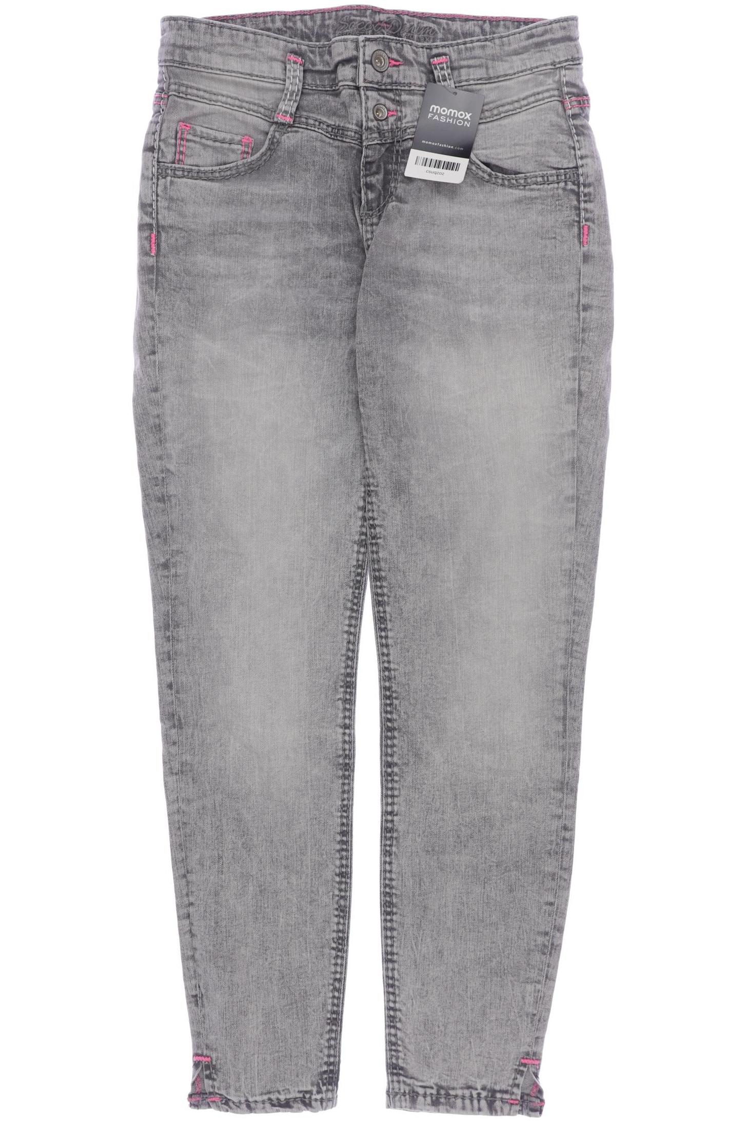 

Soccx Damen Jeans, grau, Gr. 28