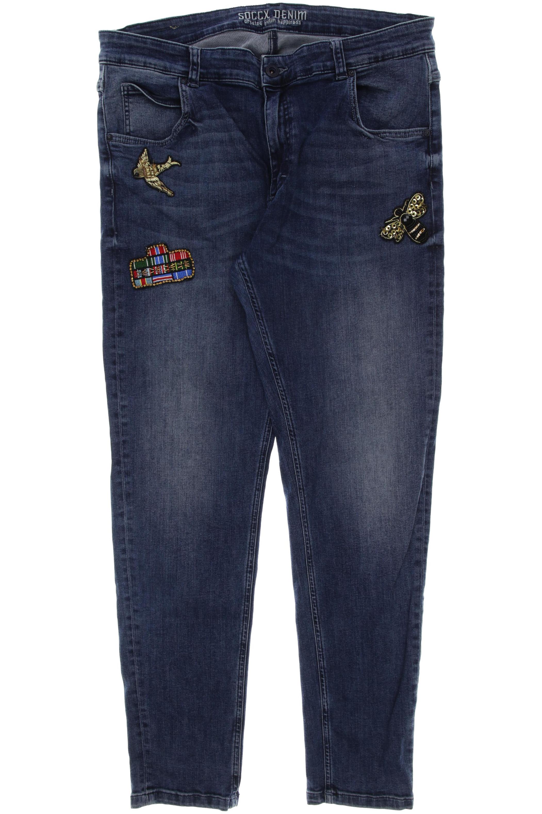

Soccx Damen Jeans, blau, Gr. 31