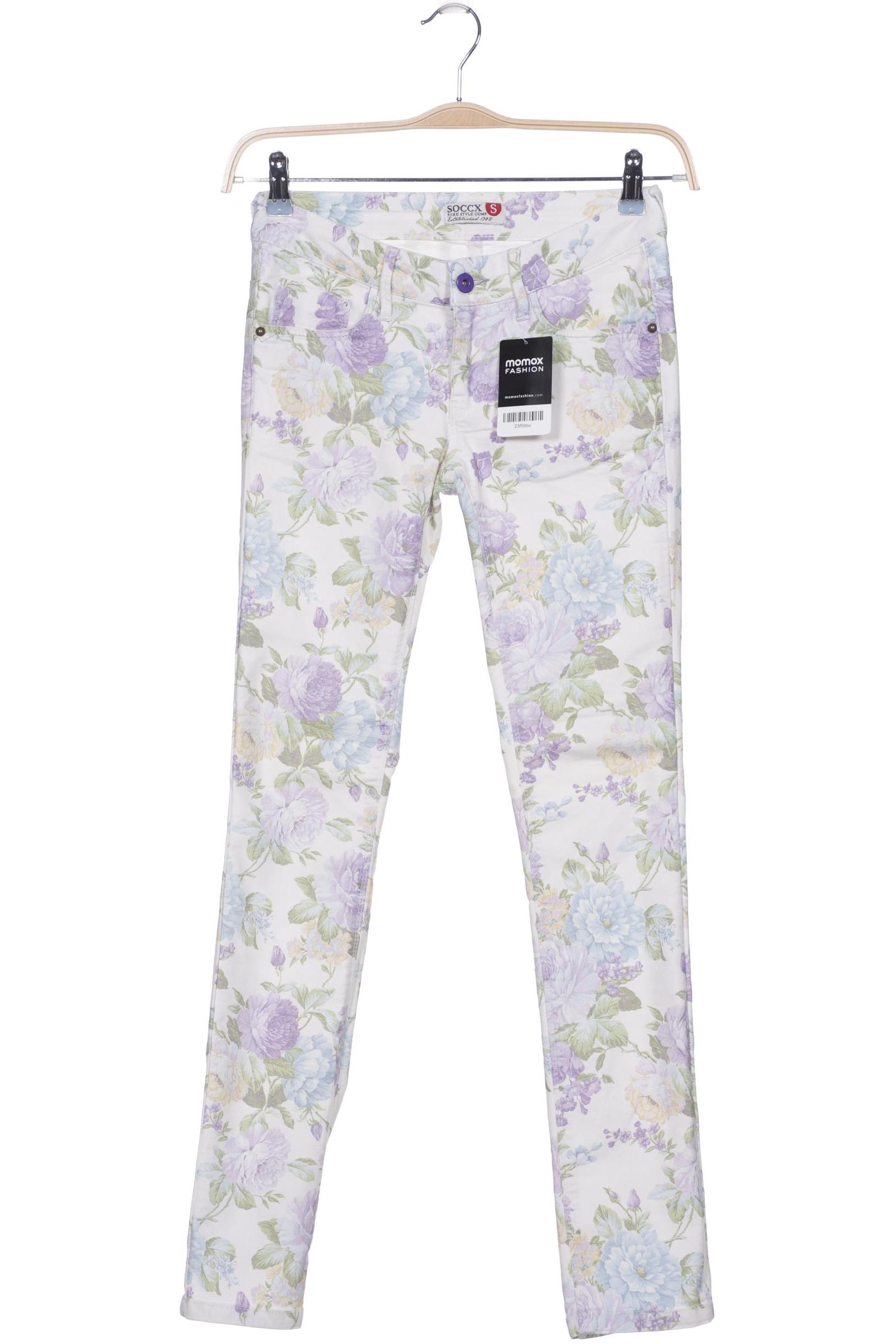 

SOCCX Damen Jeans, mehrfarbig