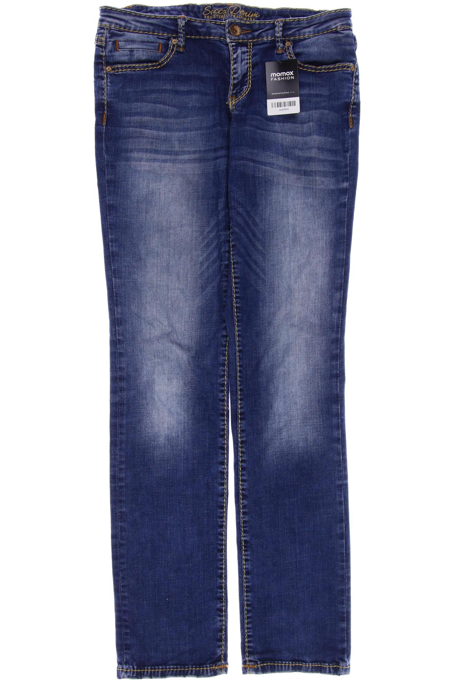 

SOCCX Damen Jeans, blau