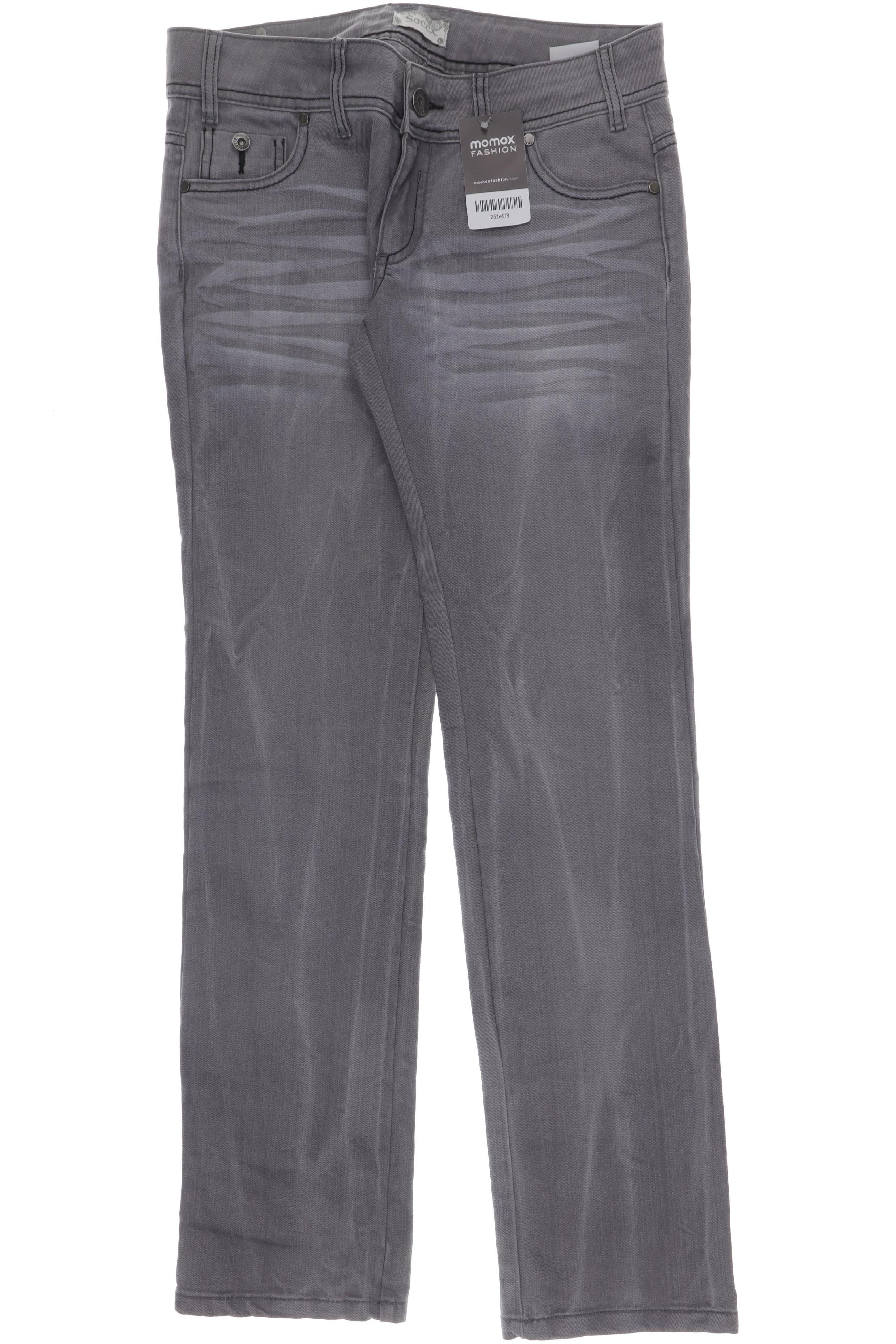 

Soccx Damen Jeans, grau, Gr. 0