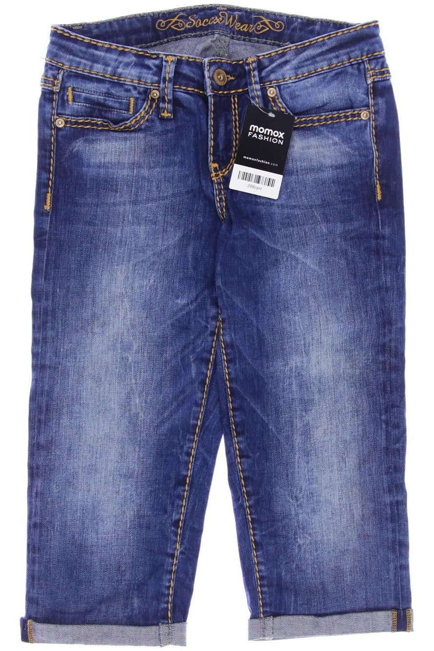 

SOCCX Damen Jeans, blau