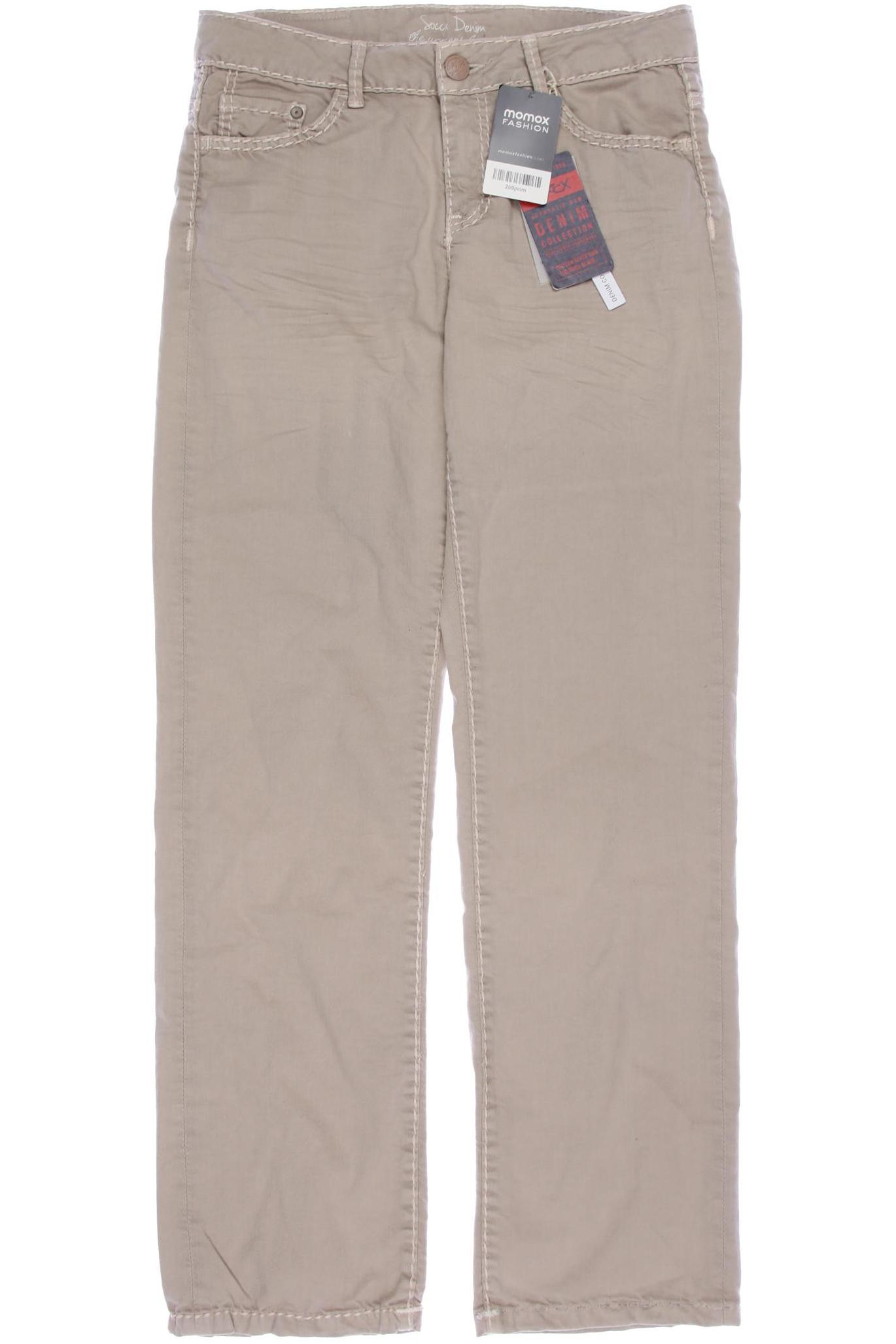 

Soccx Damen Jeans, beige, Gr. 28