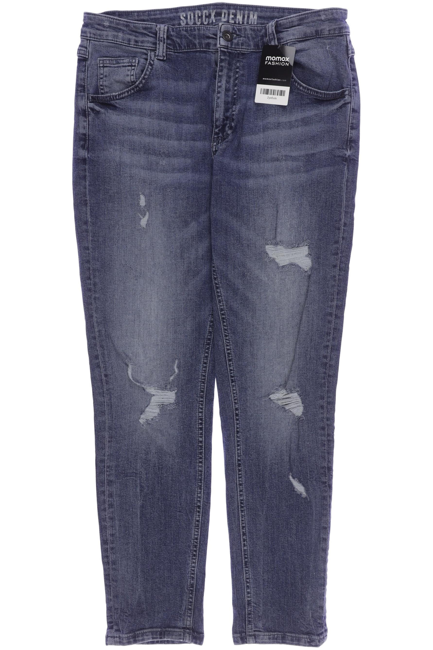 

Soccx Damen Jeans, blau, Gr. 29