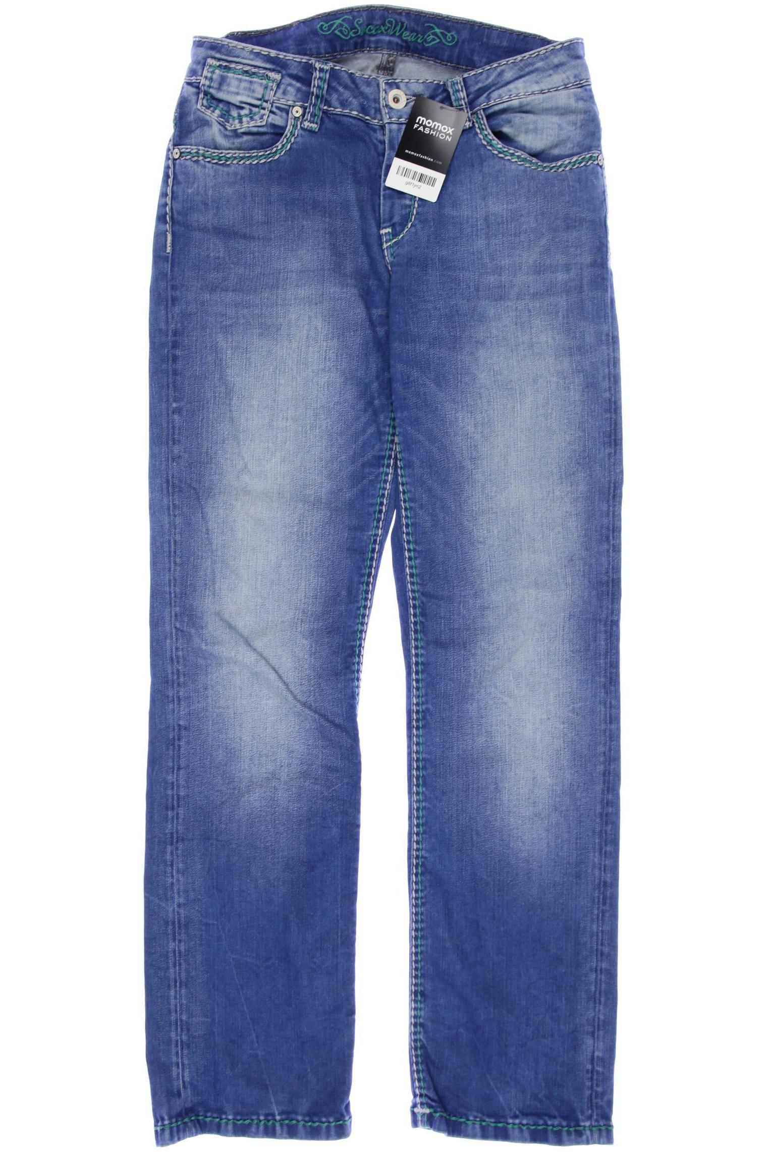 

Soccx Damen Jeans, blau, Gr. 30