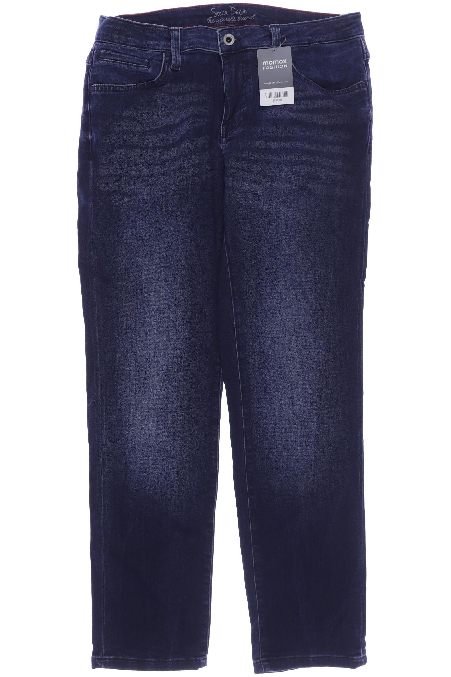 

SOCCX Damen Jeans, marineblau