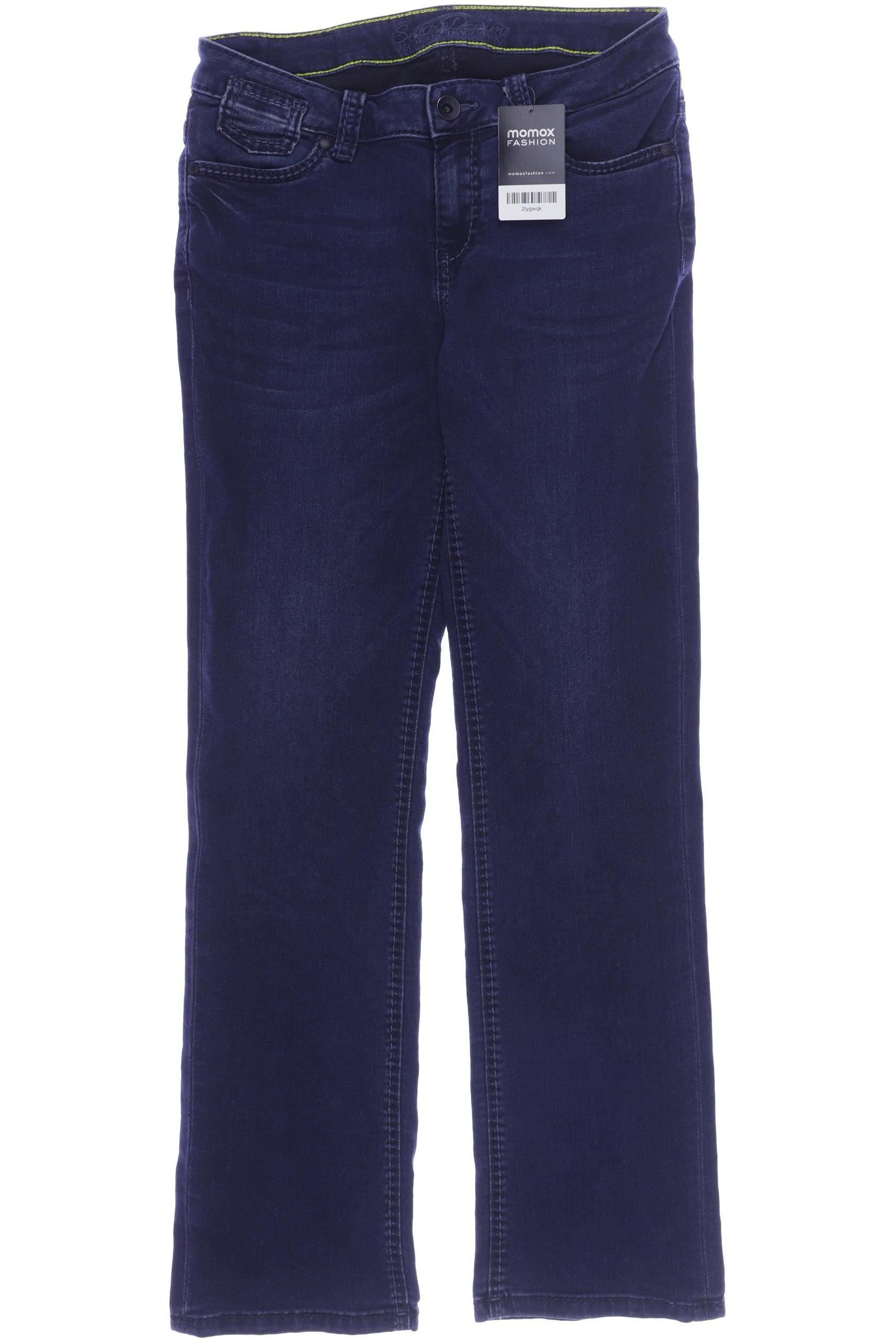 

SOCCX Damen Jeans, marineblau