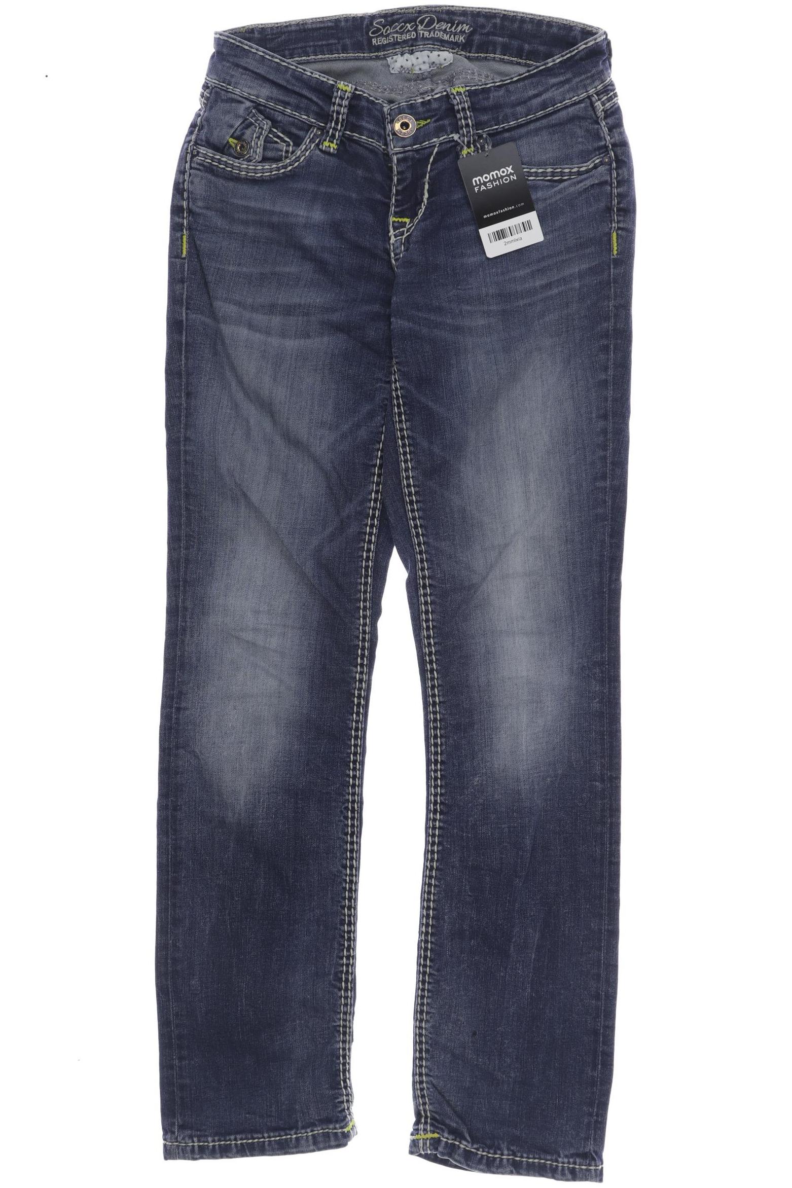 

SOCCX Damen Jeans, blau