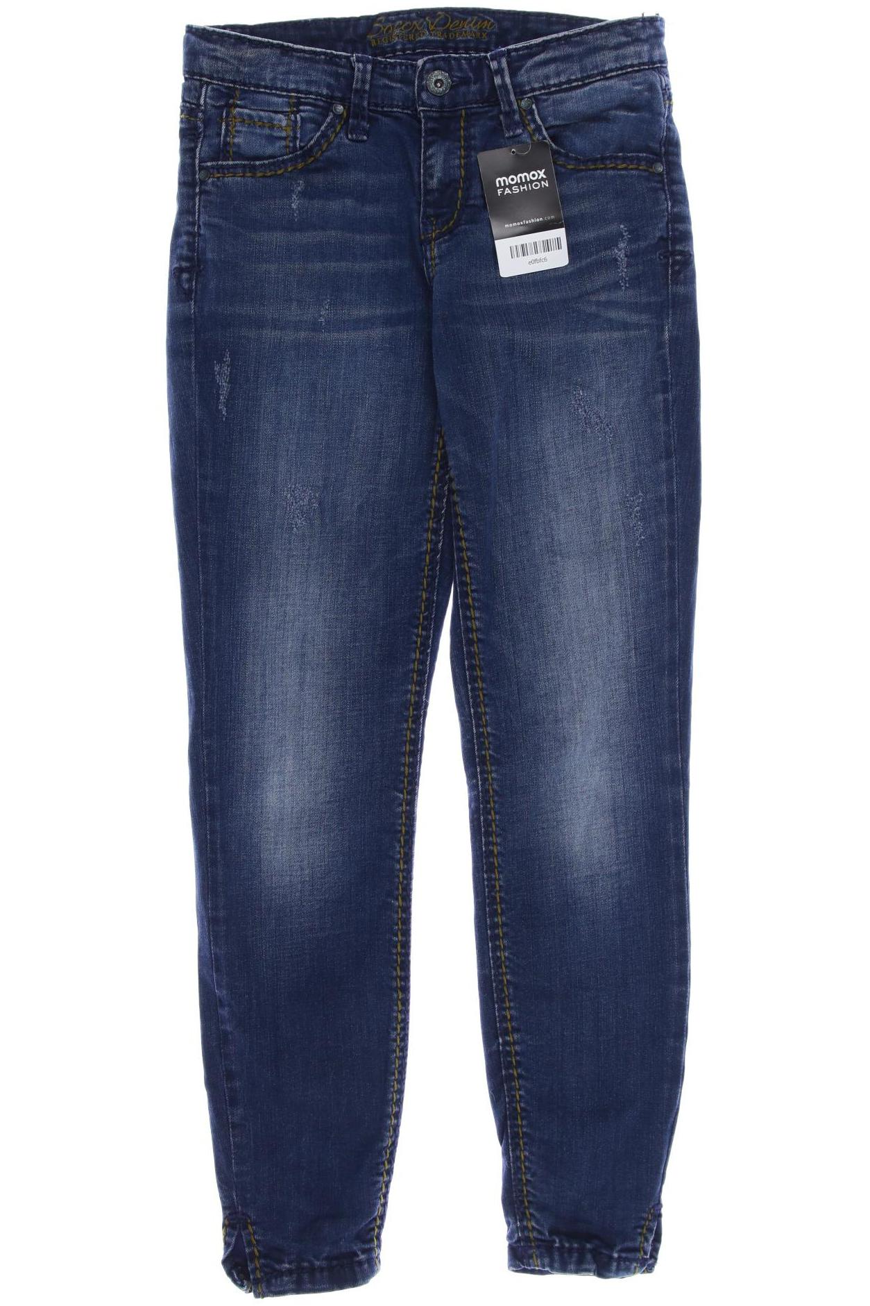 

SOCCX Damen Jeans, blau