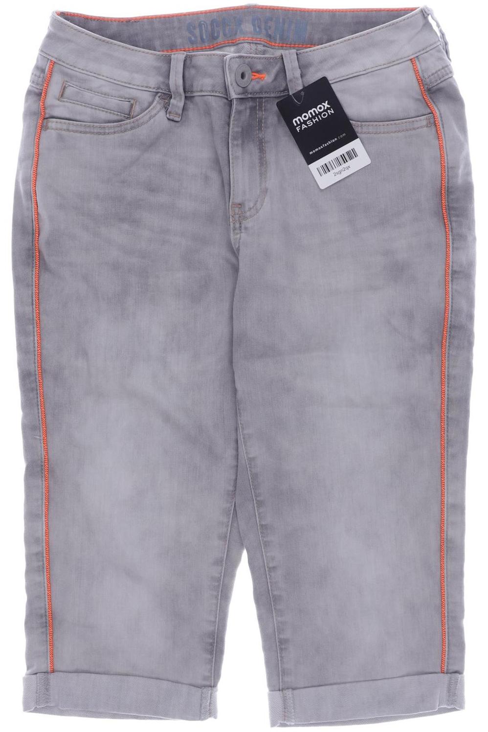 

SOCCX Damen Jeans, grau