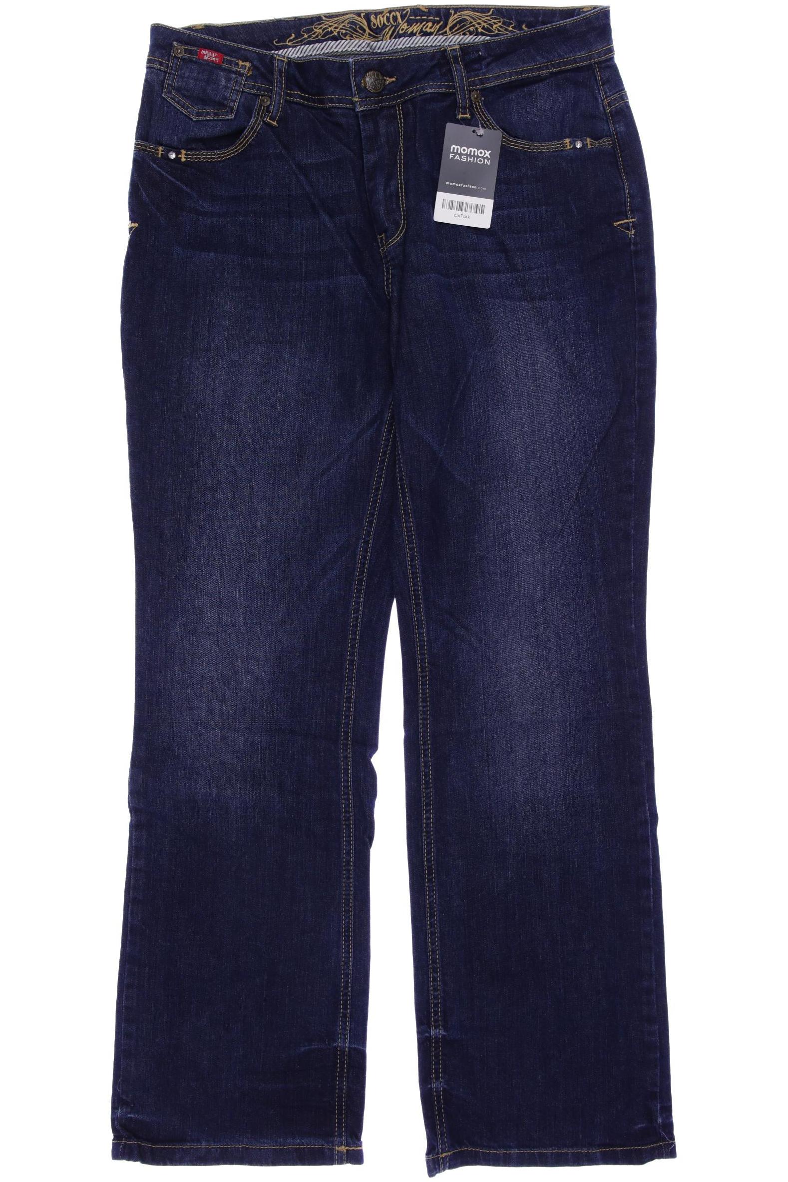 

Soccx Damen Jeans, marineblau, Gr. 42