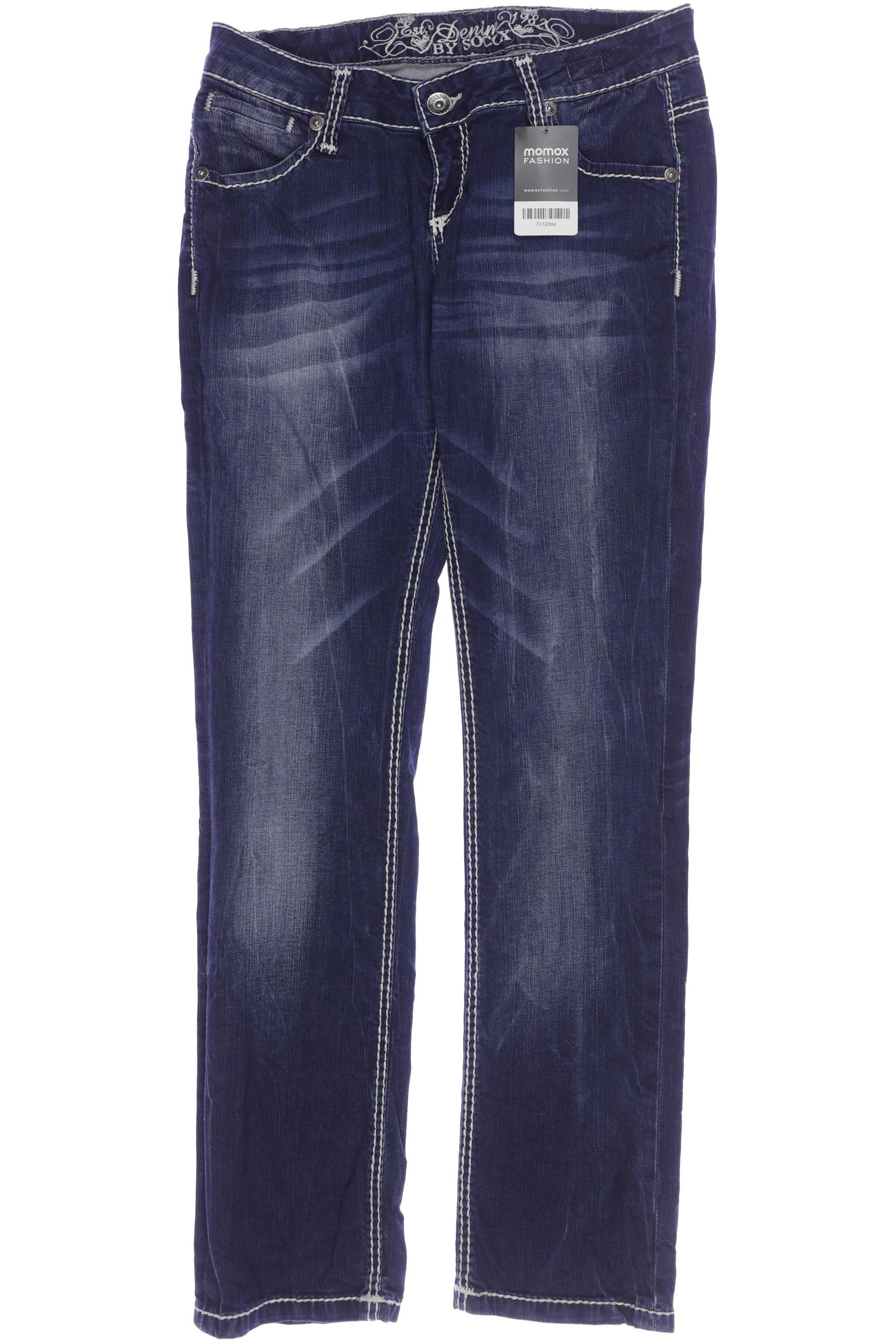 

Soccx Damen Jeans, marineblau, Gr. 30
