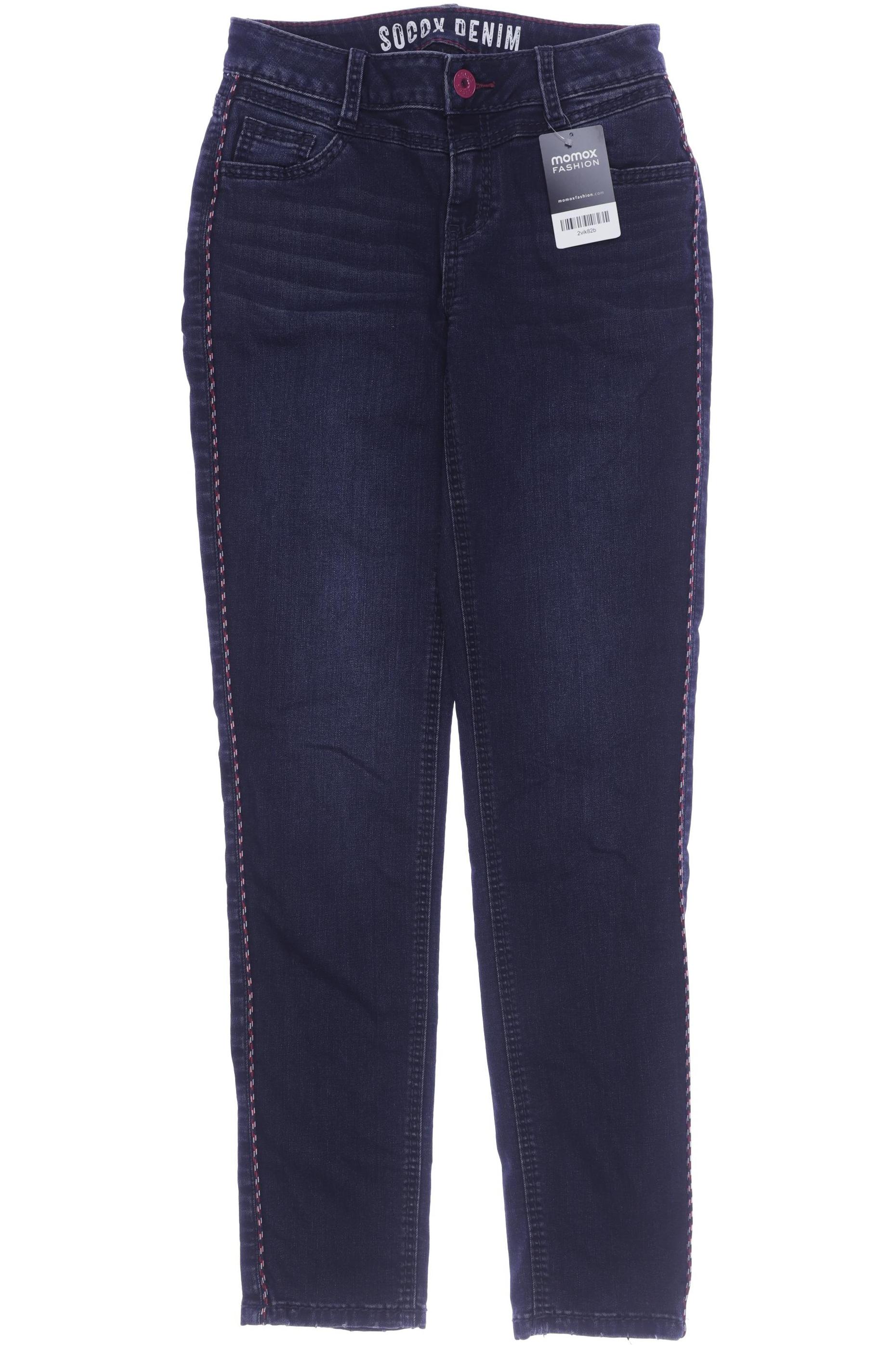 

Soccx Damen Jeans, blau, Gr. 27