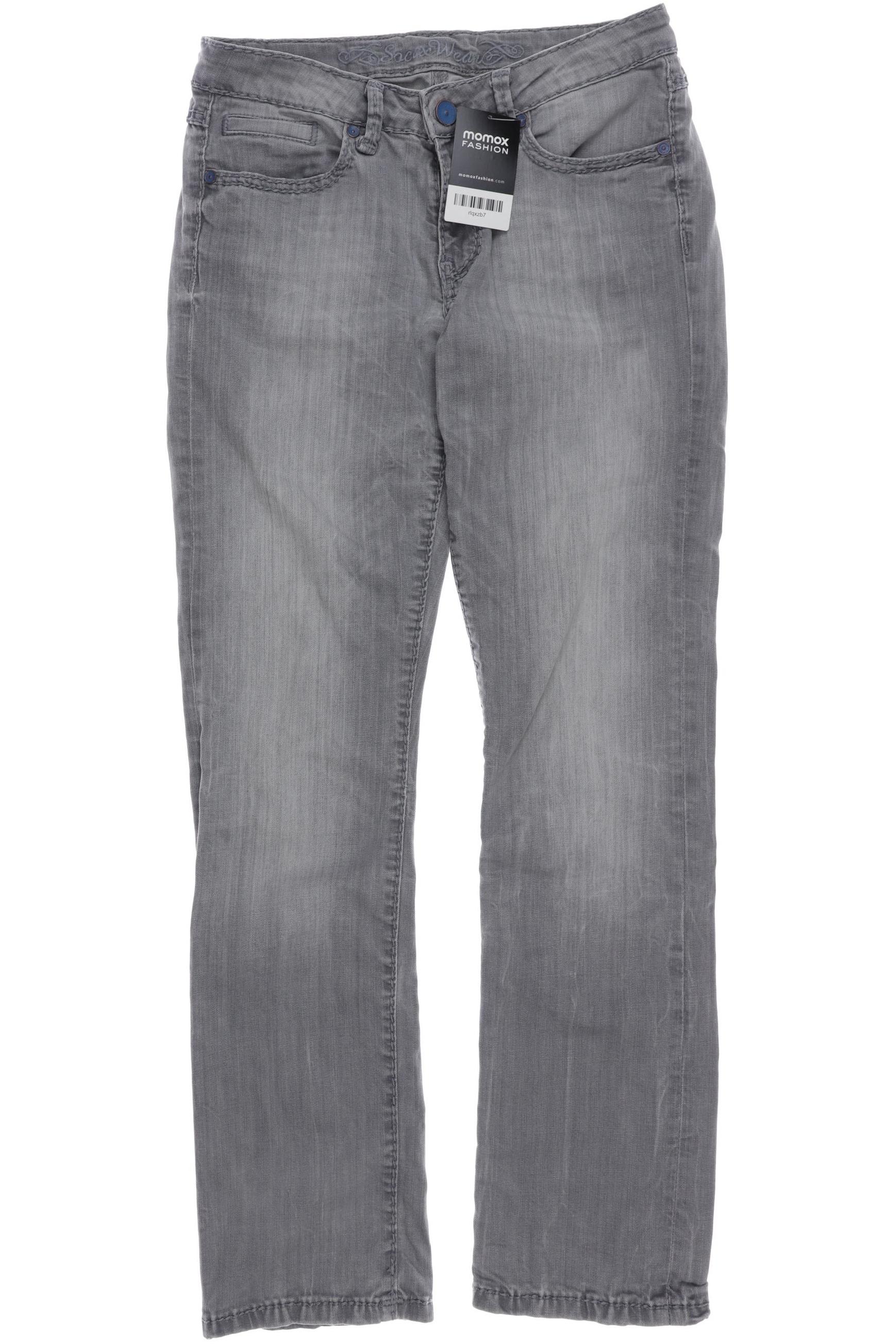 

Soccx Damen Jeans, grau, Gr. 28