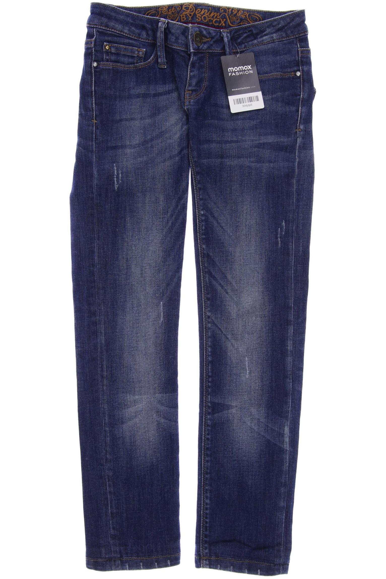 

SOCCX Damen Jeans, blau