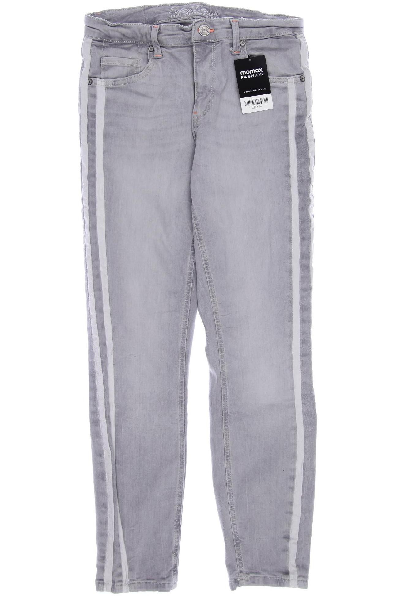 

SOCCX Damen Jeans, grau