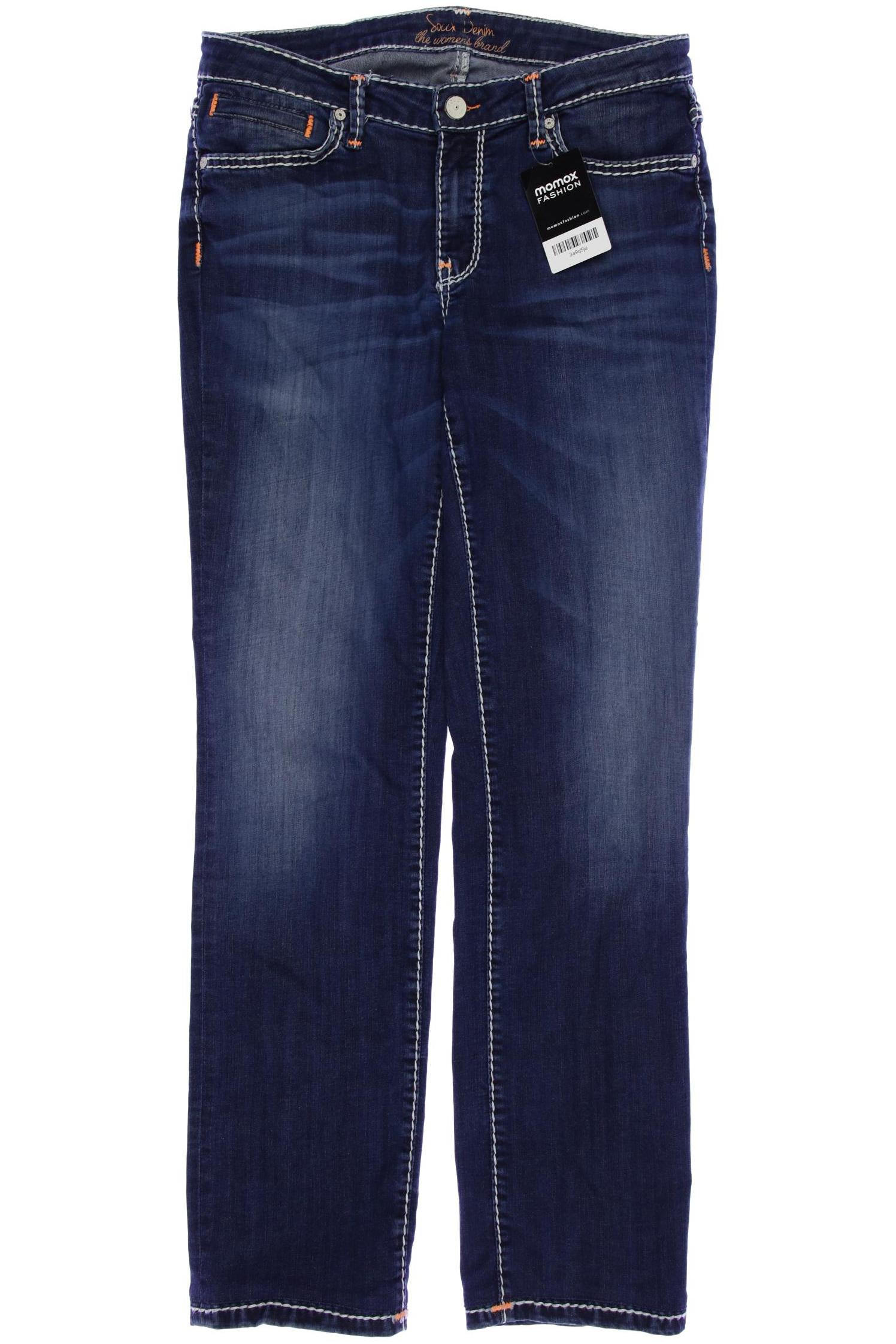 

Soccx Damen Jeans, marineblau, Gr. 30