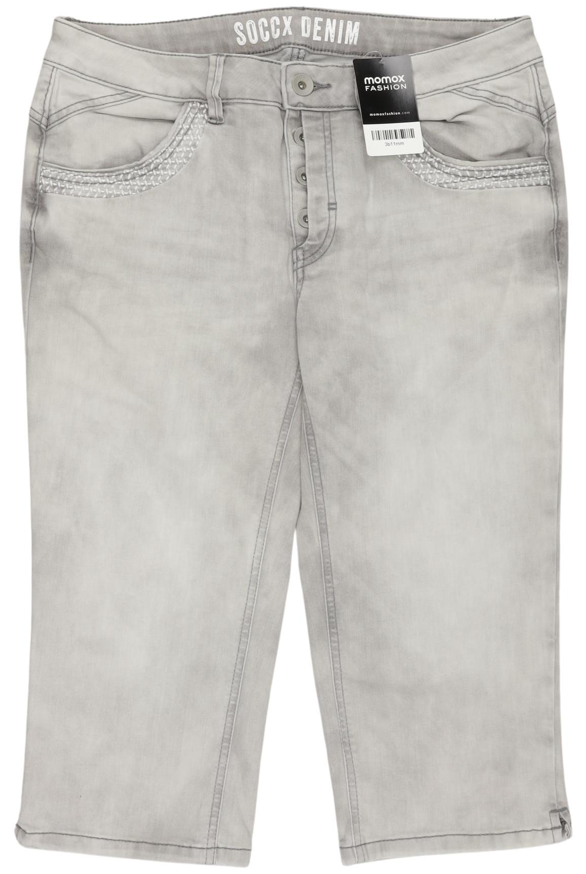 

Soccx Damen Jeans, grau, Gr. 31