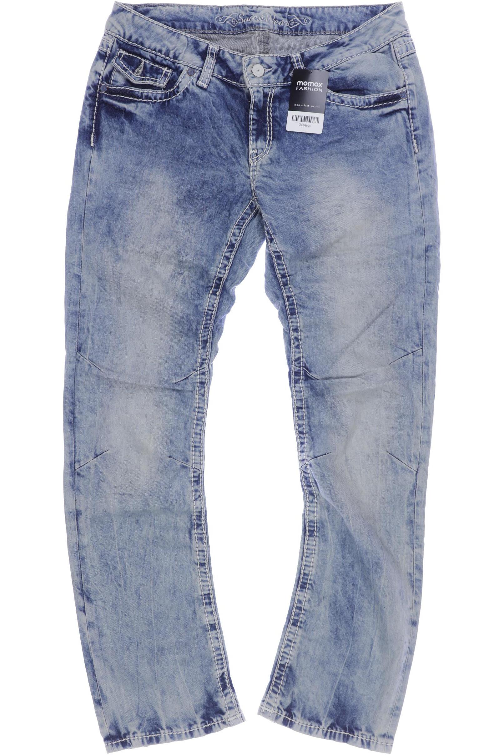 

Soccx Damen Jeans, blau, Gr. 42