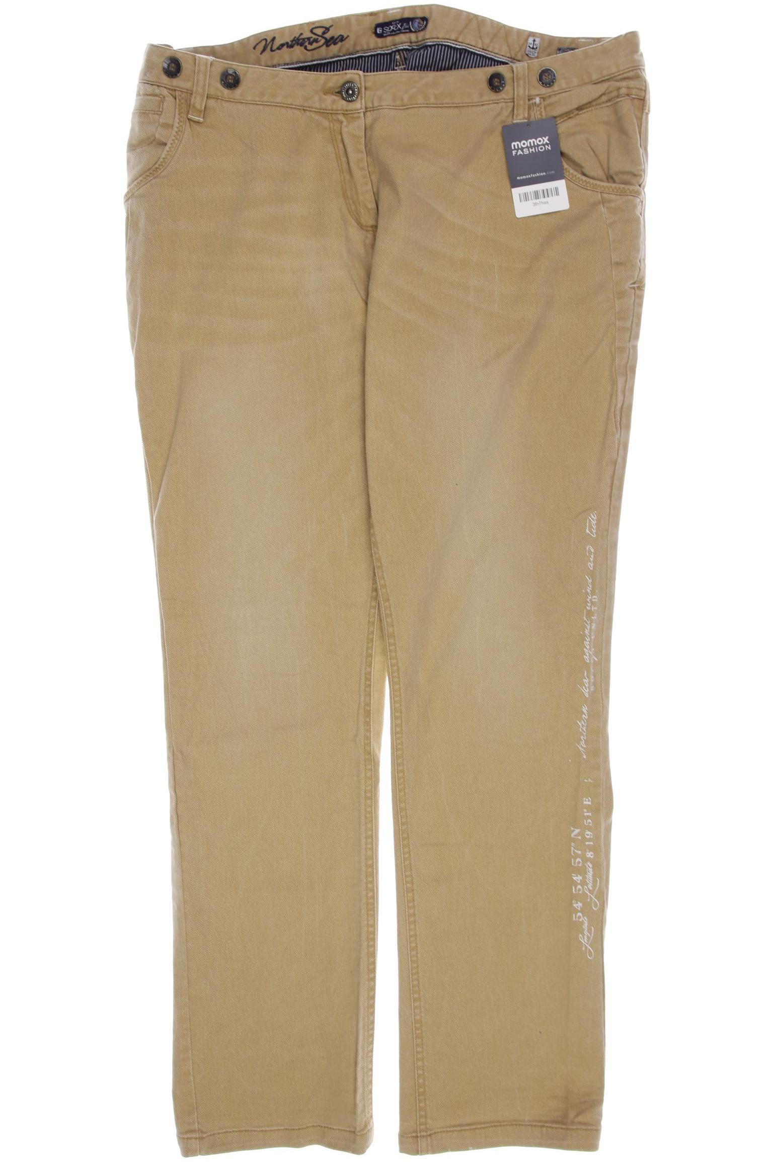 

SOCCX Damen Jeans, beige