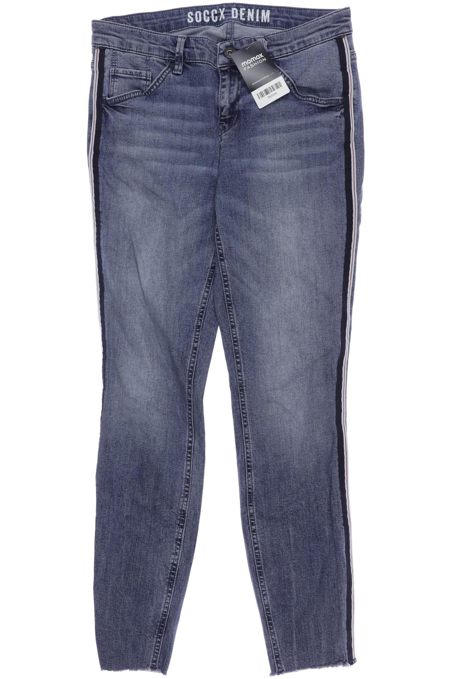 

Soccx Damen Jeans, blau, Gr. 30