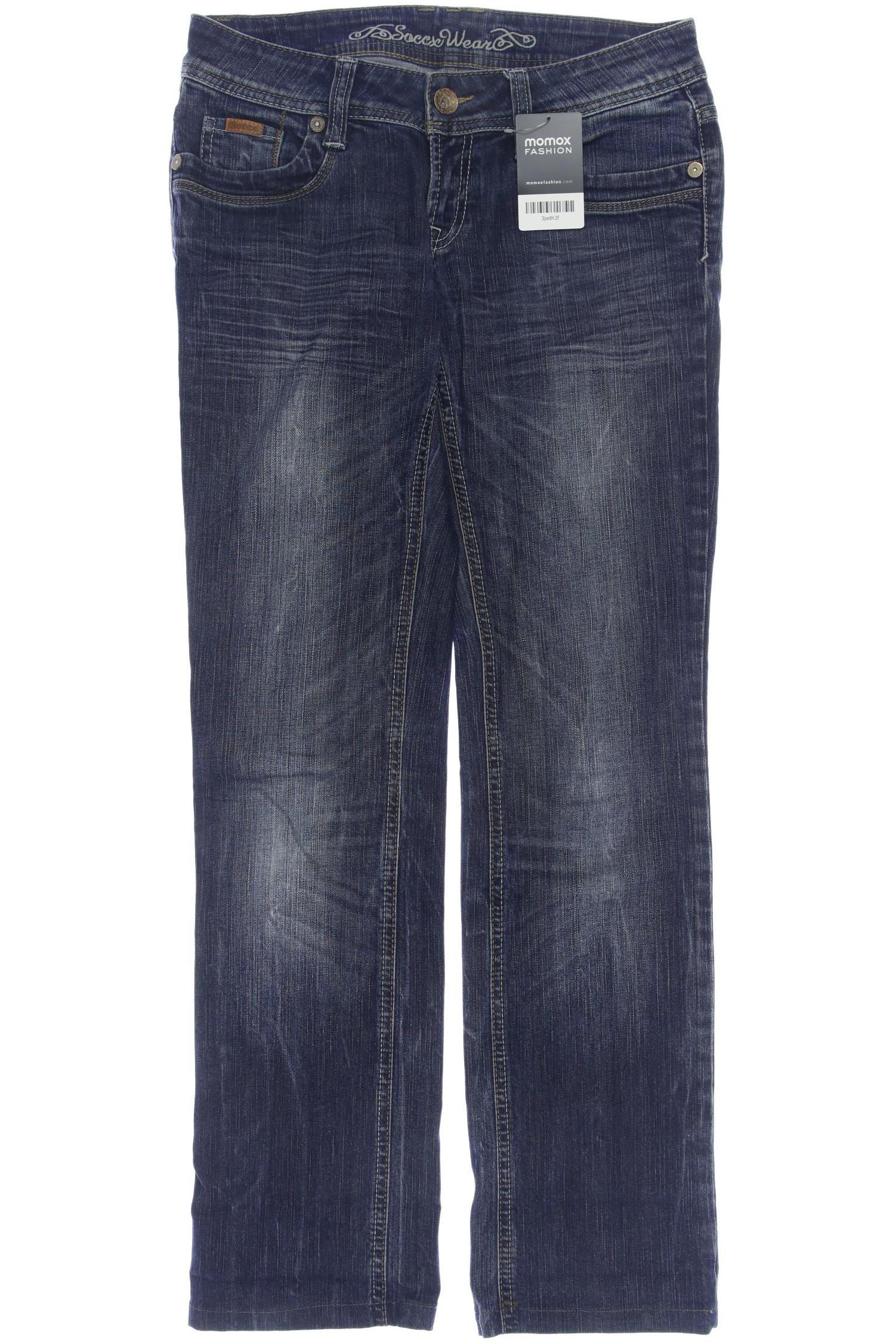 

Soccx Damen Jeans, marineblau, Gr. 29