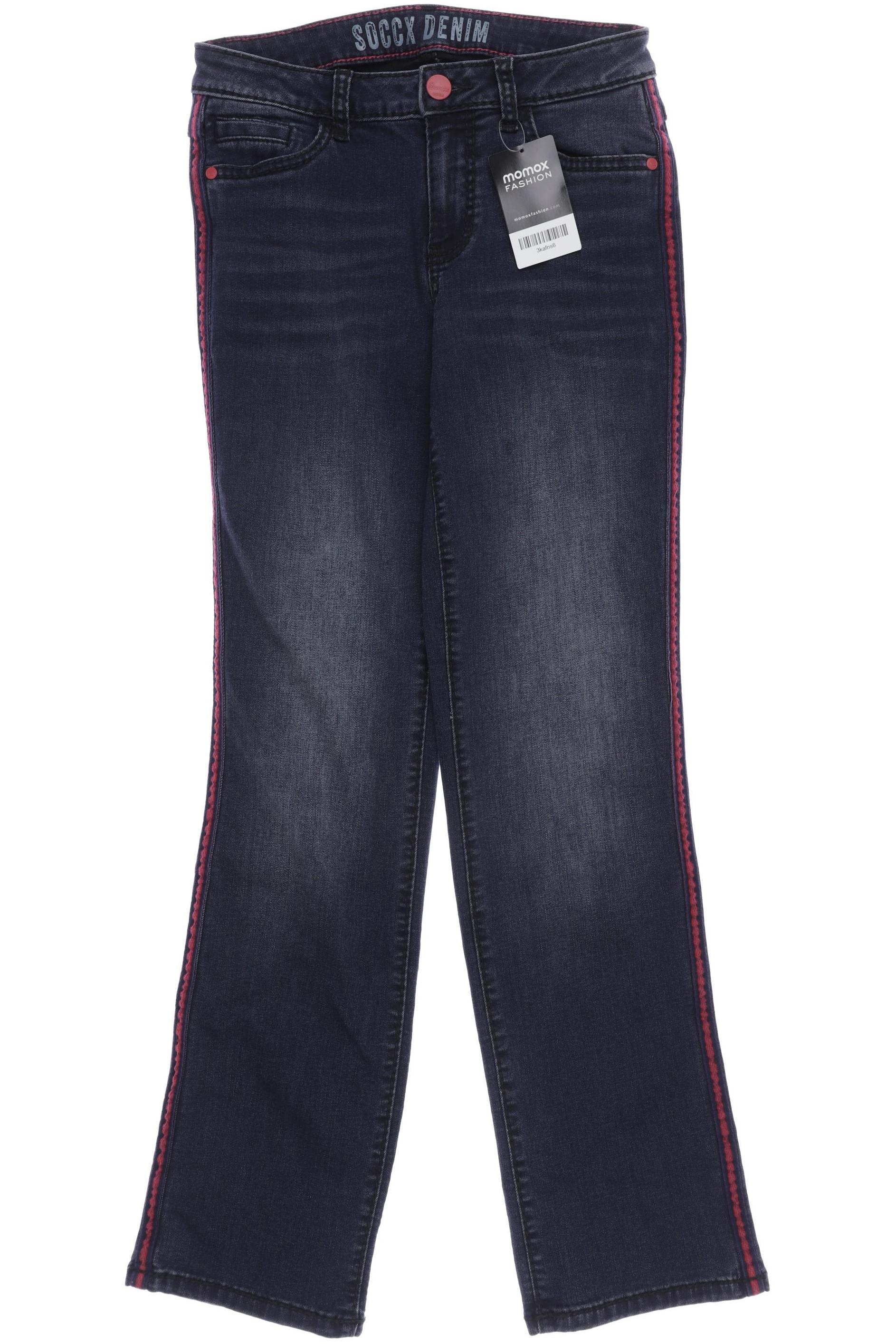 

Soccx Damen Jeans, blau, Gr. 27