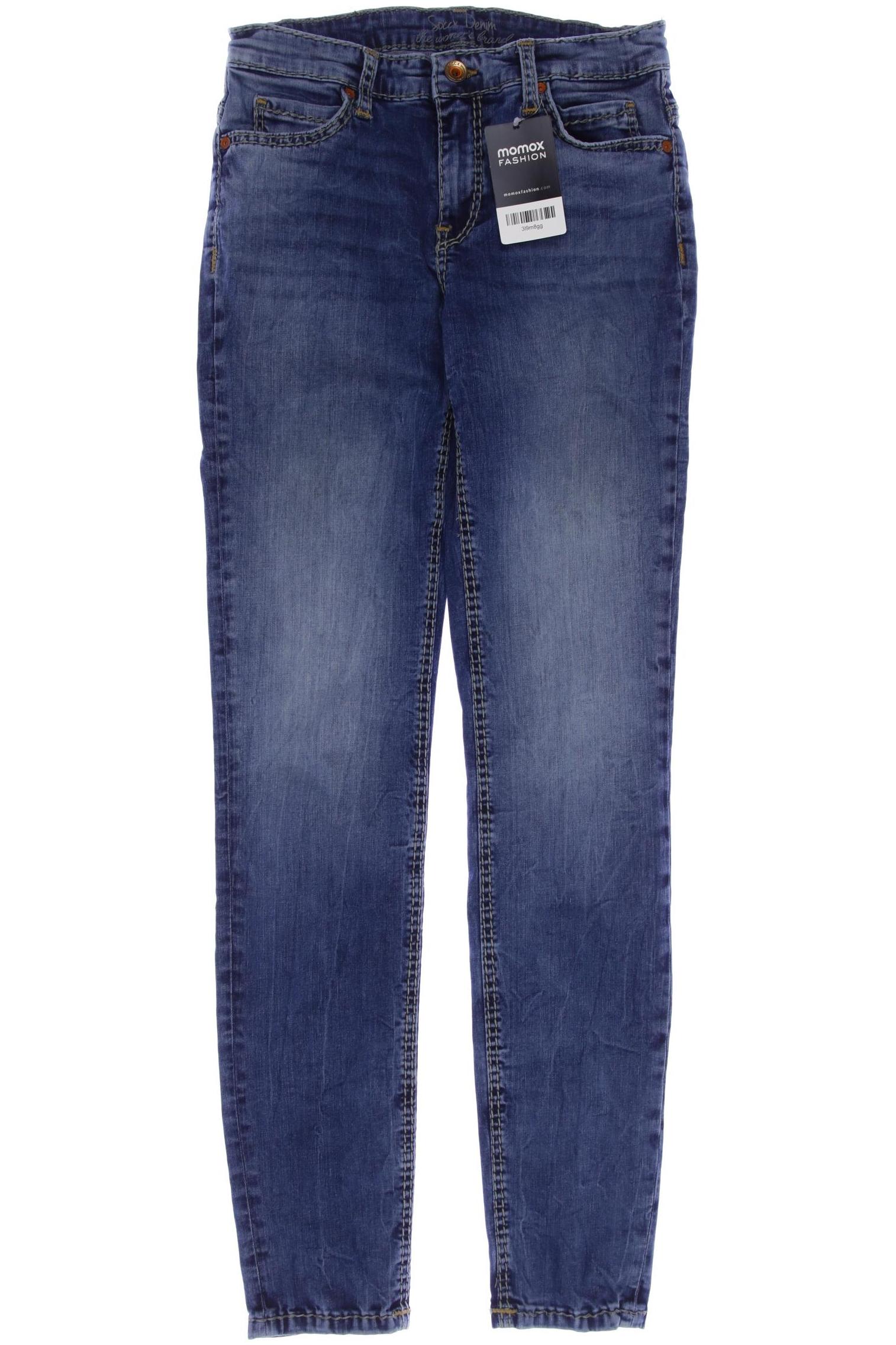 

Soccx Damen Jeans, blau, Gr. 28