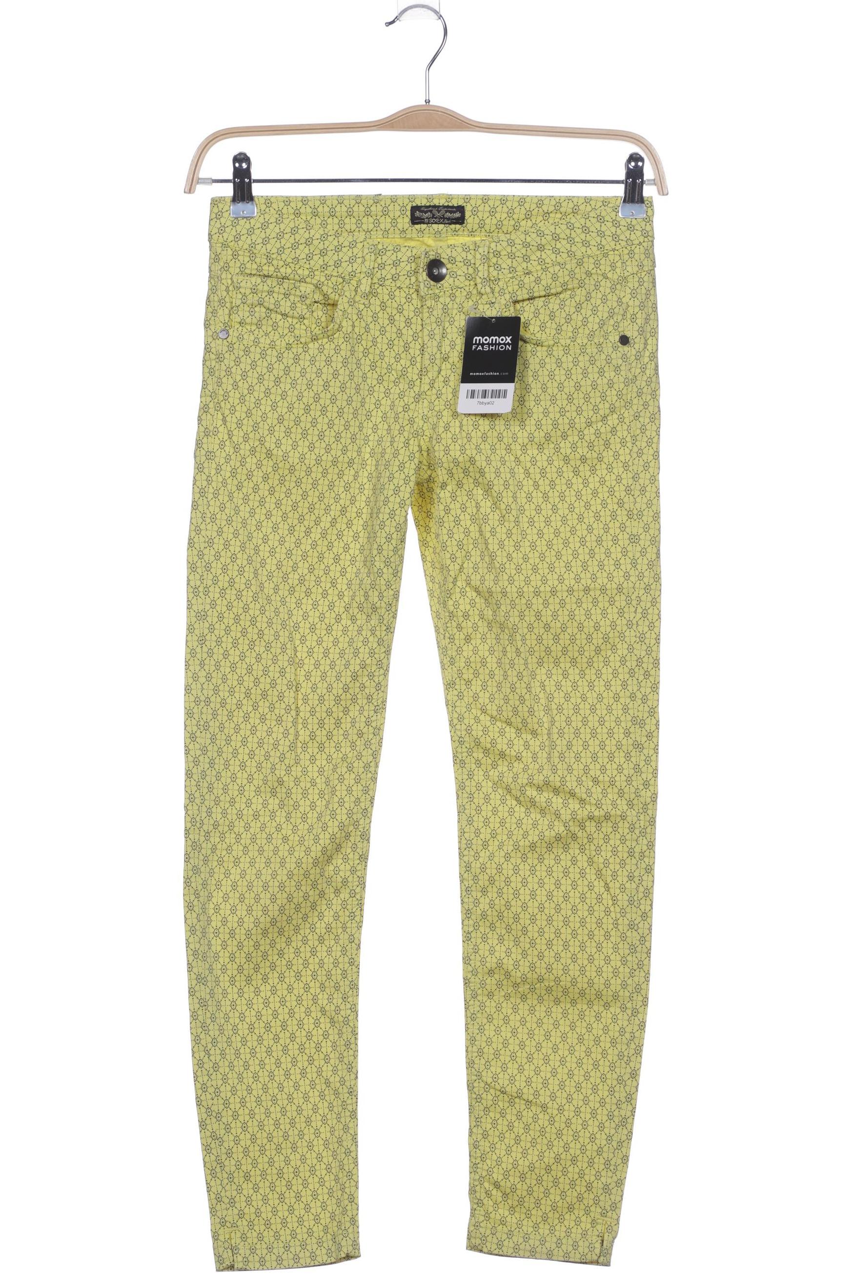 

Soccx Damen Jeans, gelb, Gr. 27