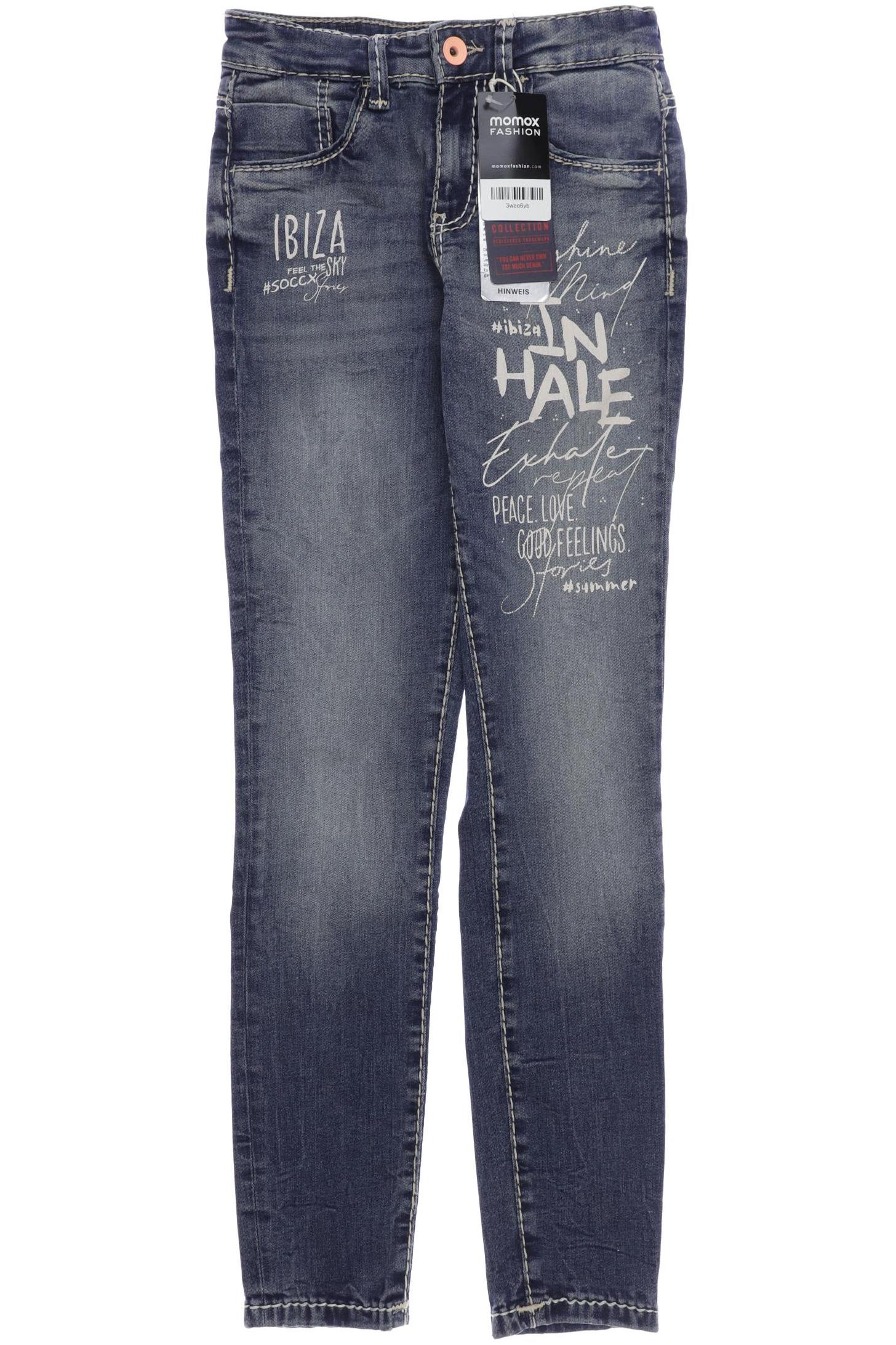 

Soccx Damen Jeans, blau, Gr. 26