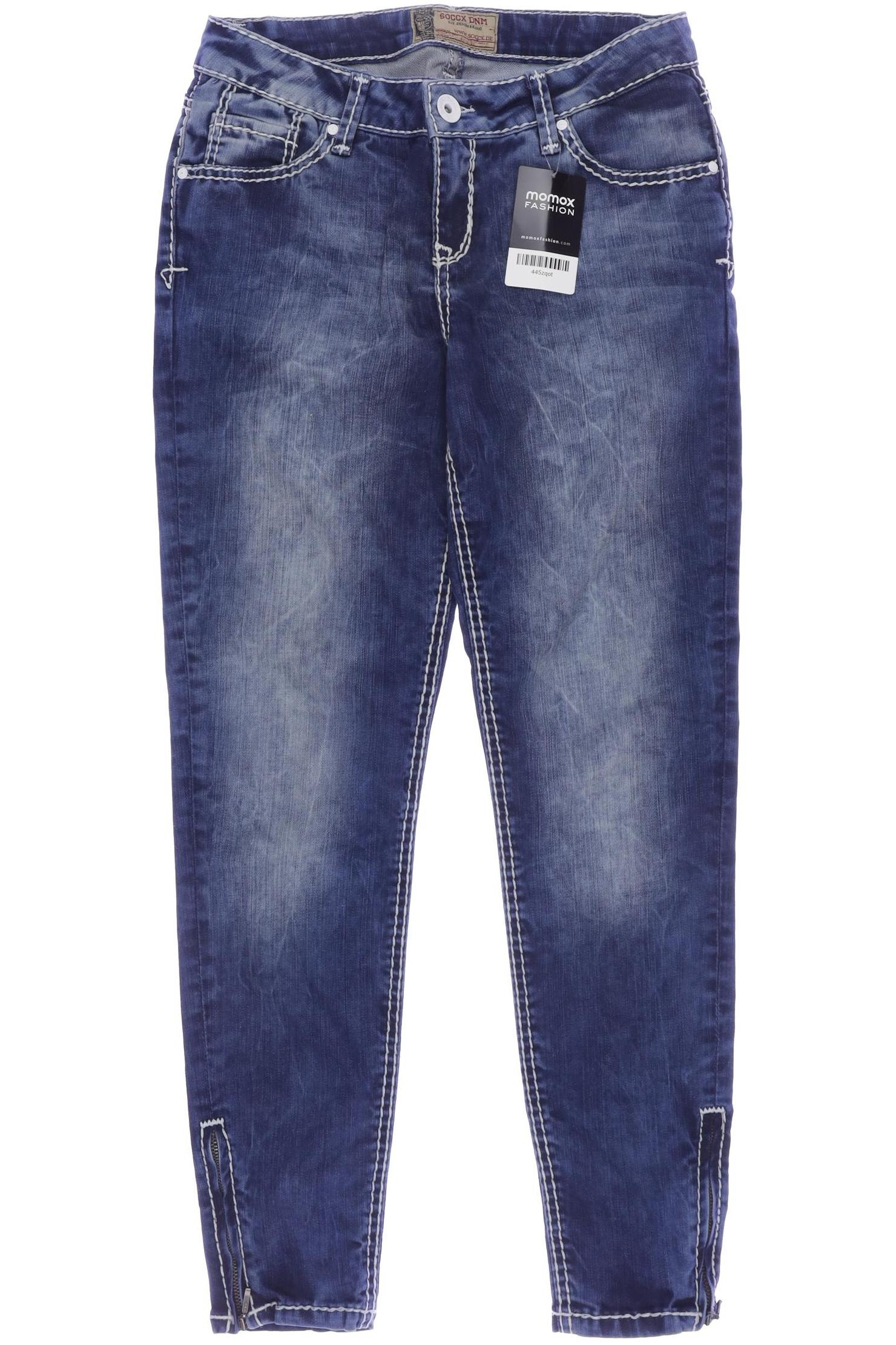 

Soccx Damen Jeans, marineblau, Gr. 28