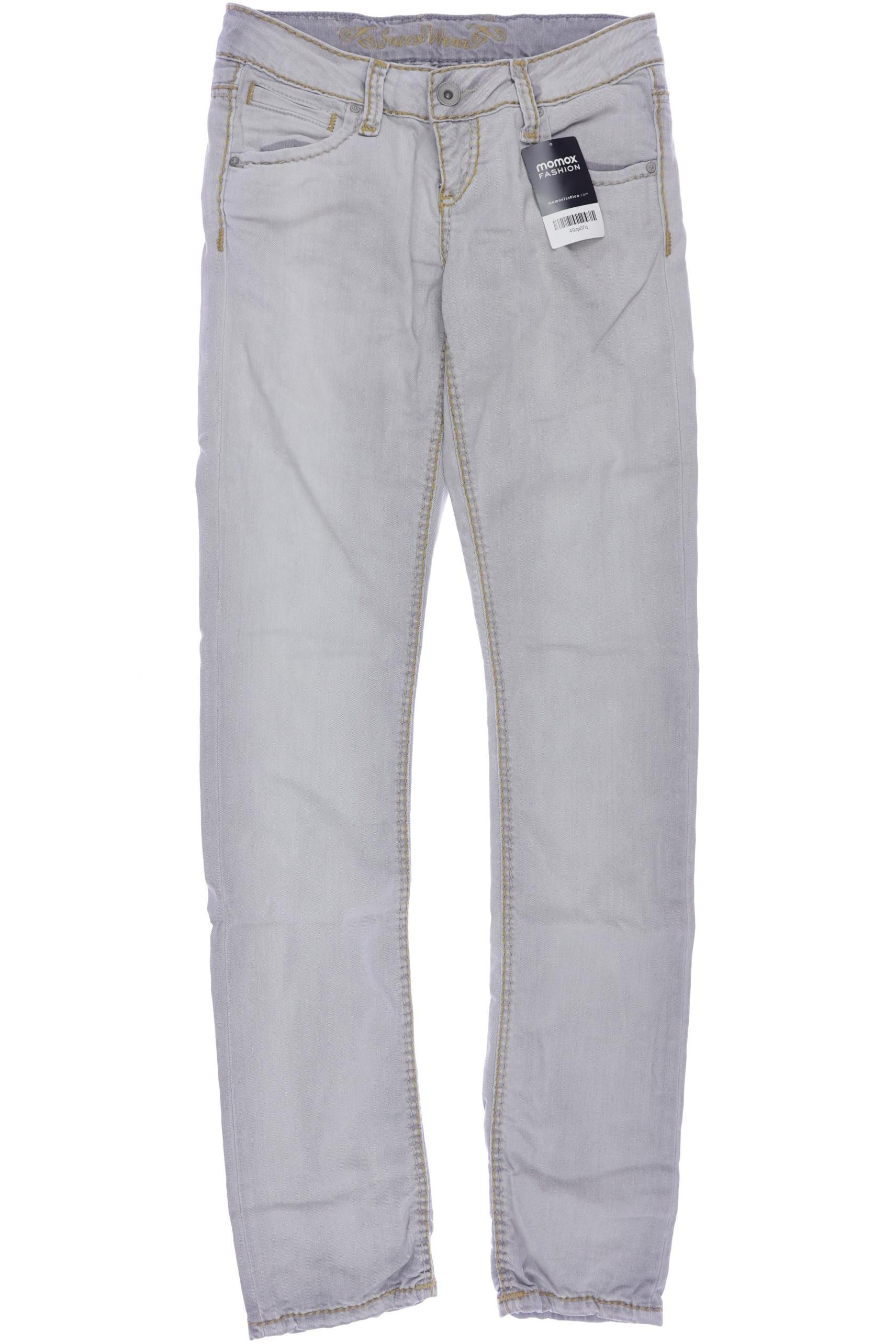 

Soccx Damen Jeans, grau, Gr. 27