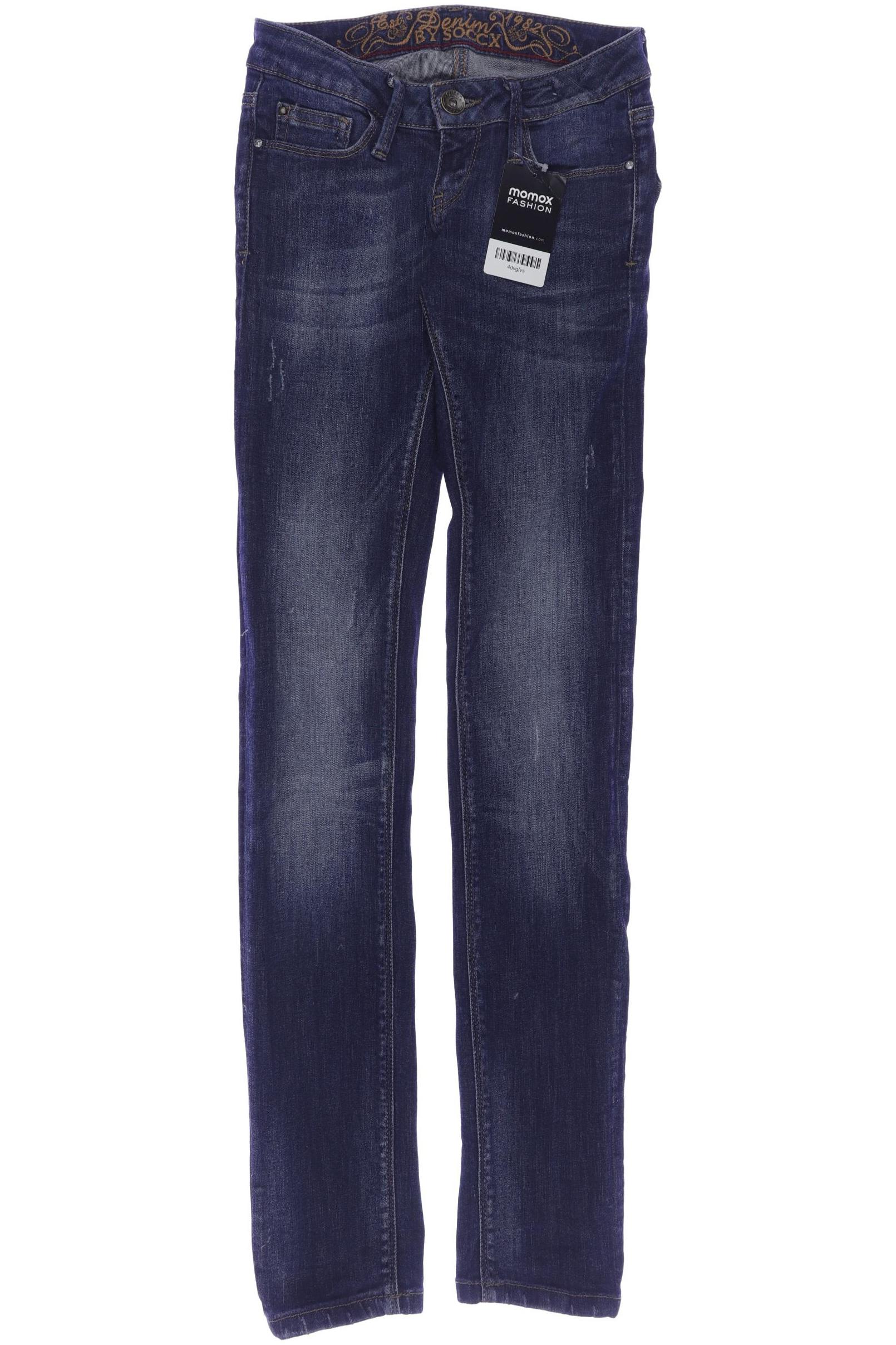 

Soccx Damen Jeans, blau, Gr. 25