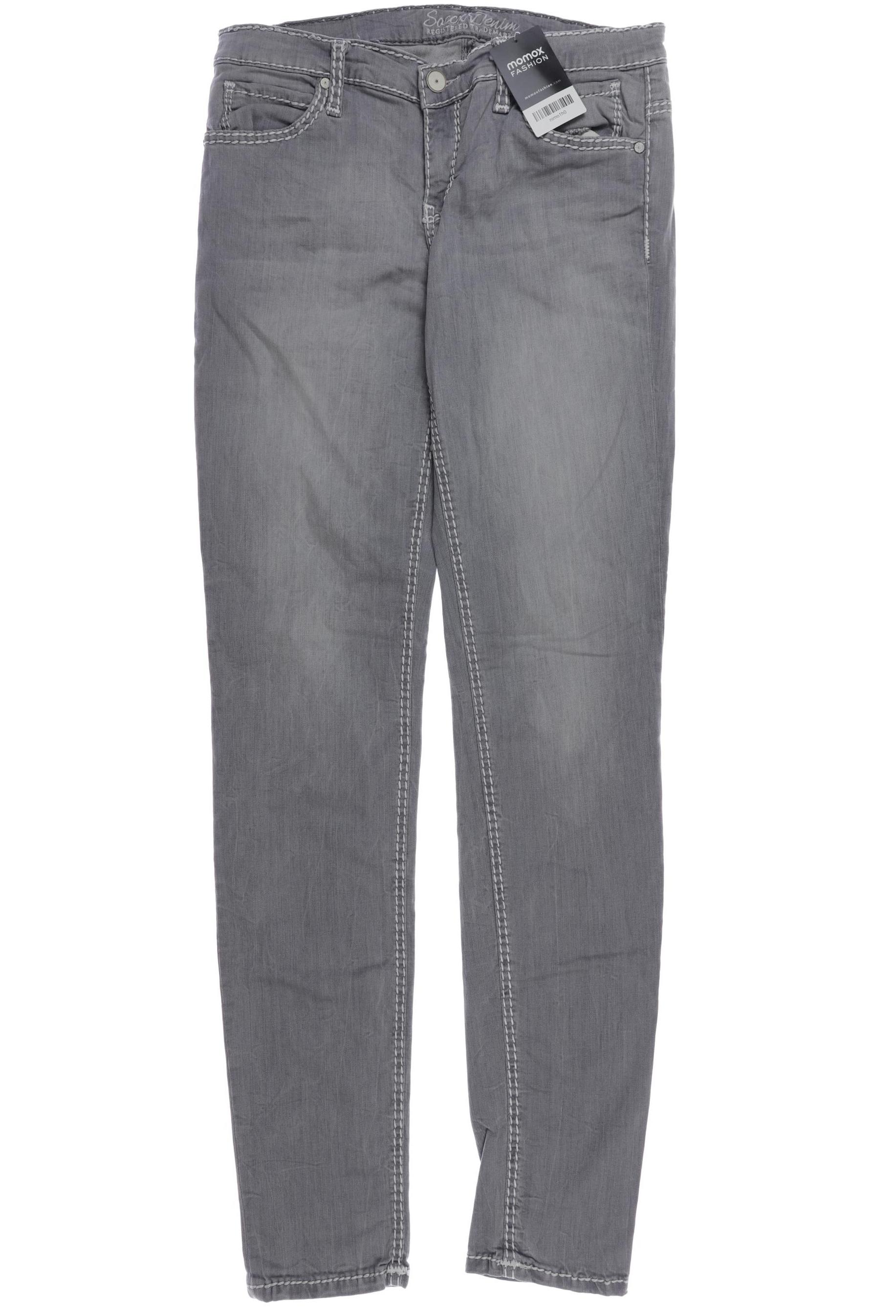 

Soccx Damen Jeans, grau, Gr. 30