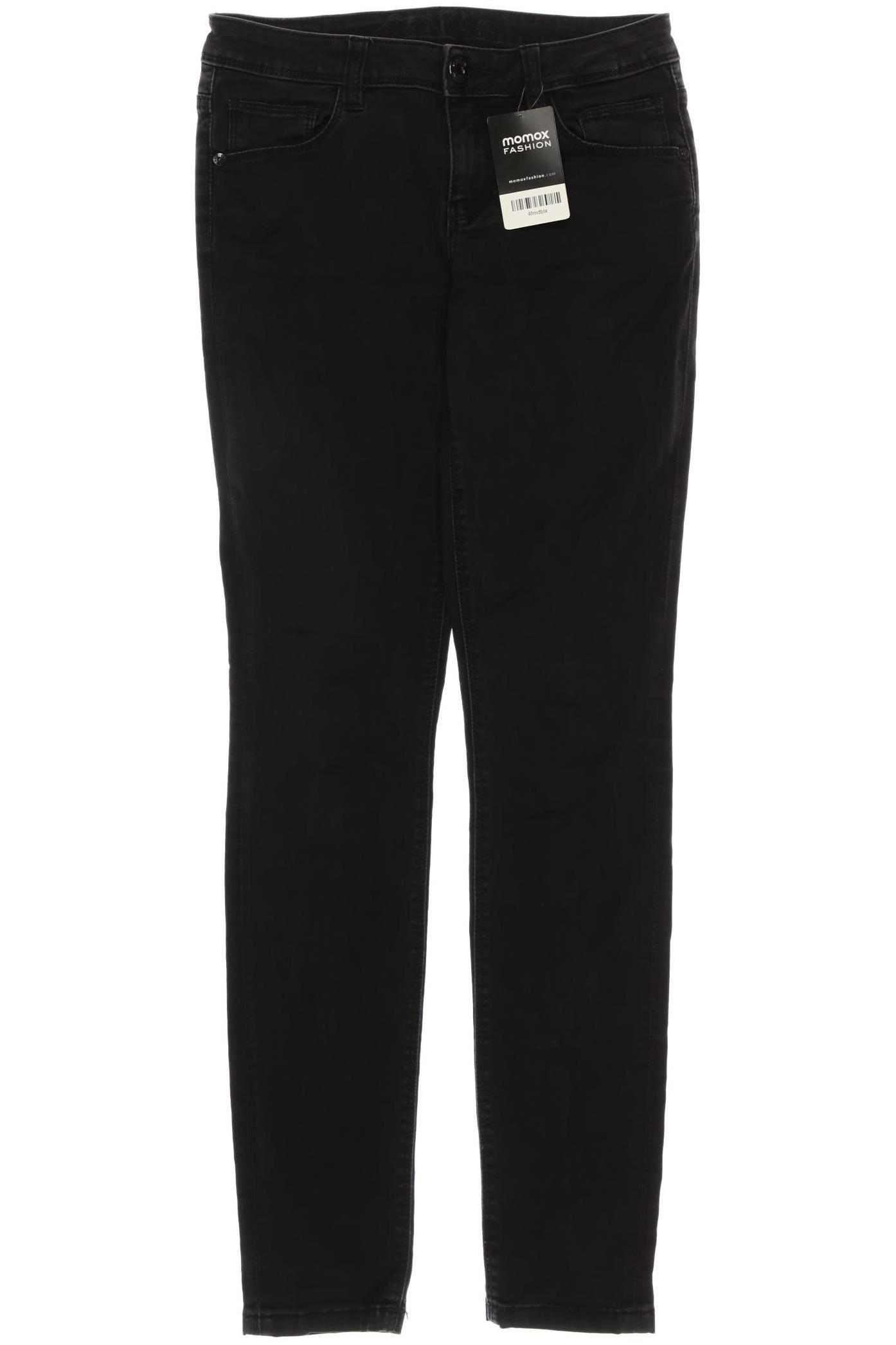 

SOCCX Damen Jeans, schwarz