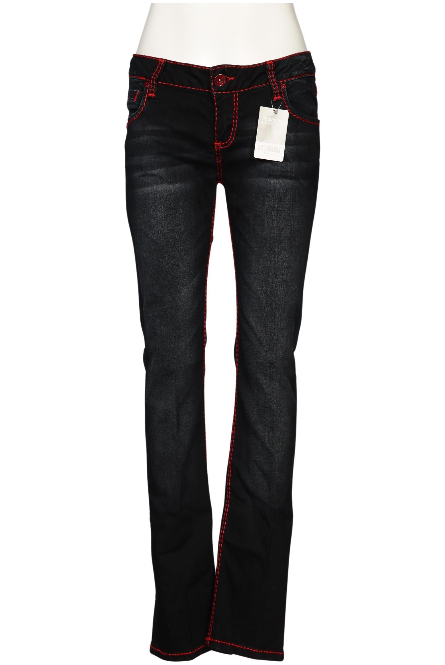 

Soccx Damen Jeans, schwarz, Gr. 30