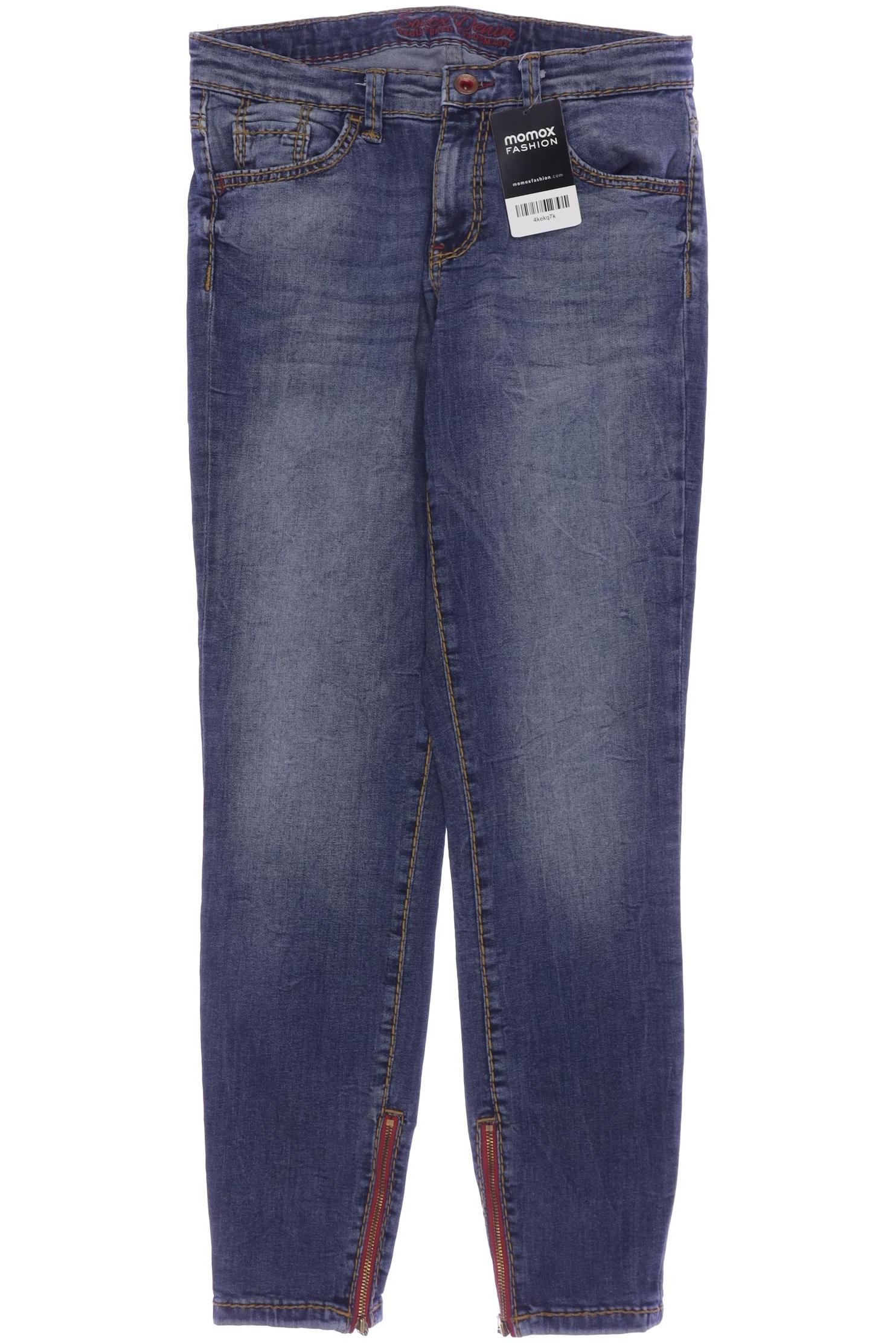 

Soccx Damen Jeans, blau, Gr. 28