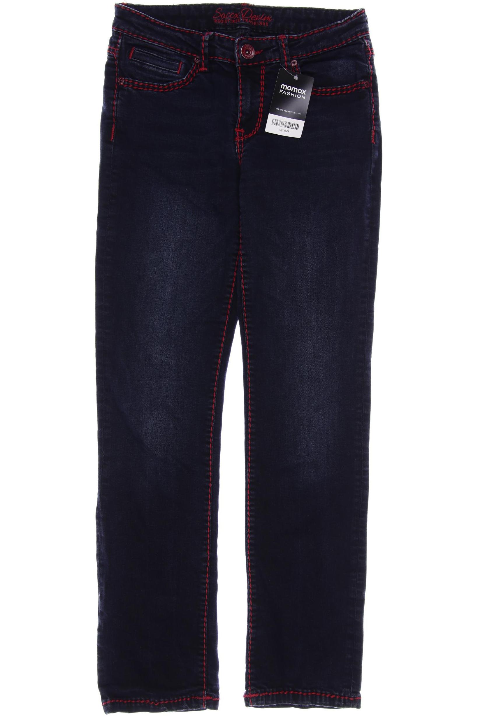 

SOCCX Damen Jeans, marineblau