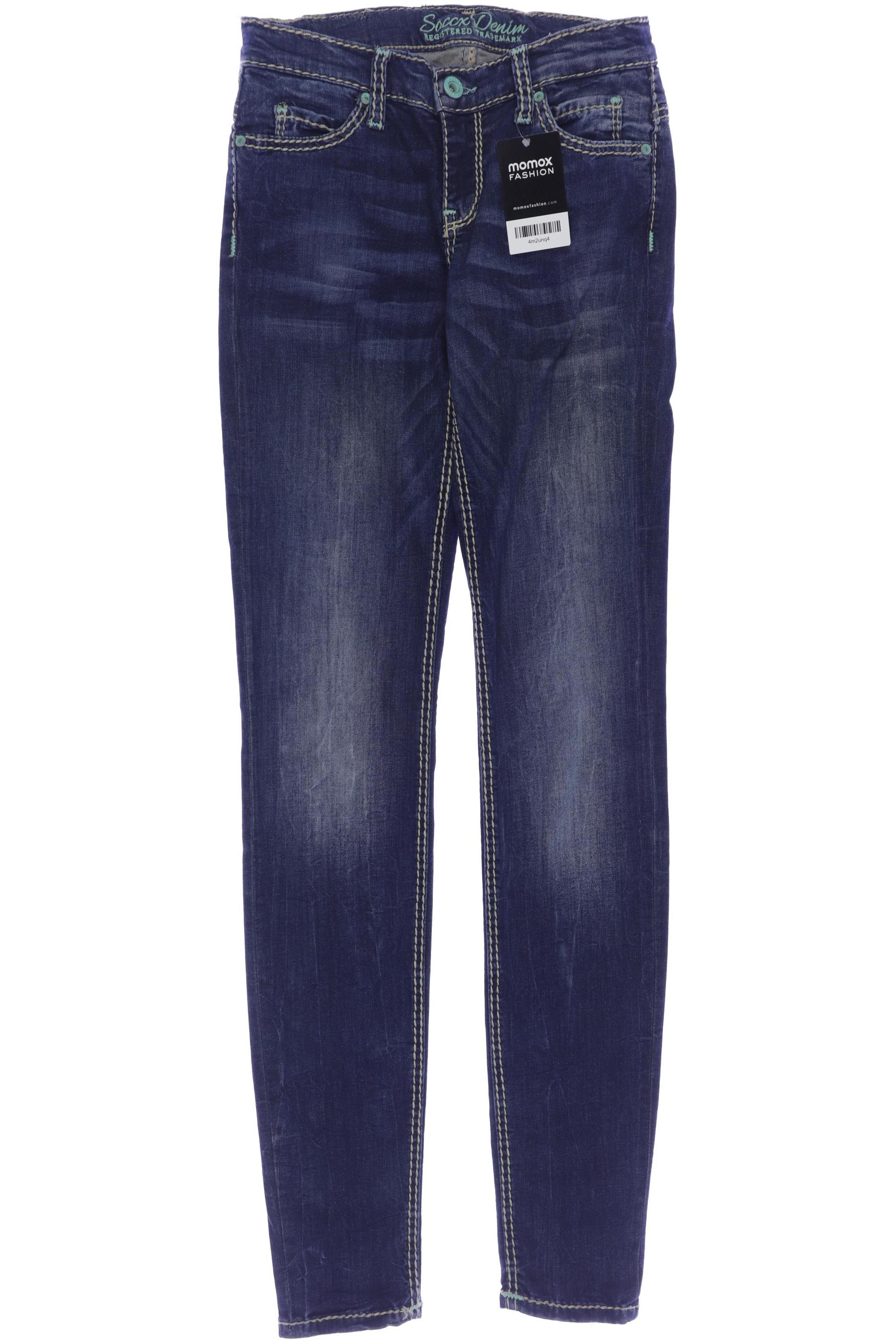 

Soccx Damen Jeans, marineblau, Gr. 26