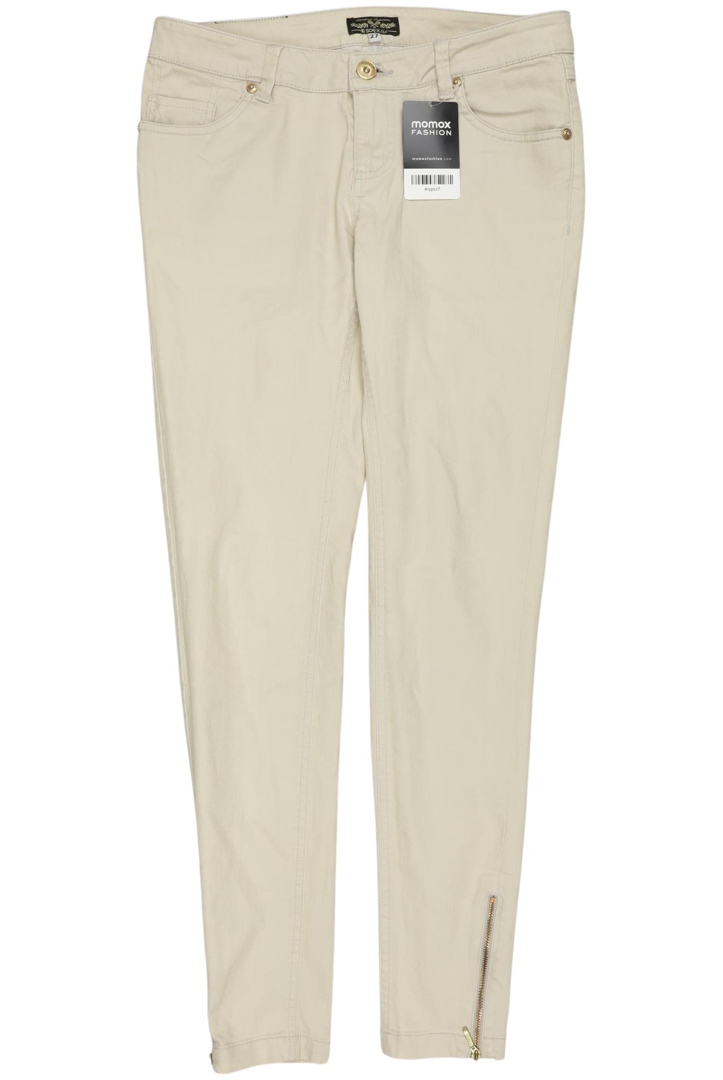 

Soccx Damen Jeans, cremeweiß, Gr. 27